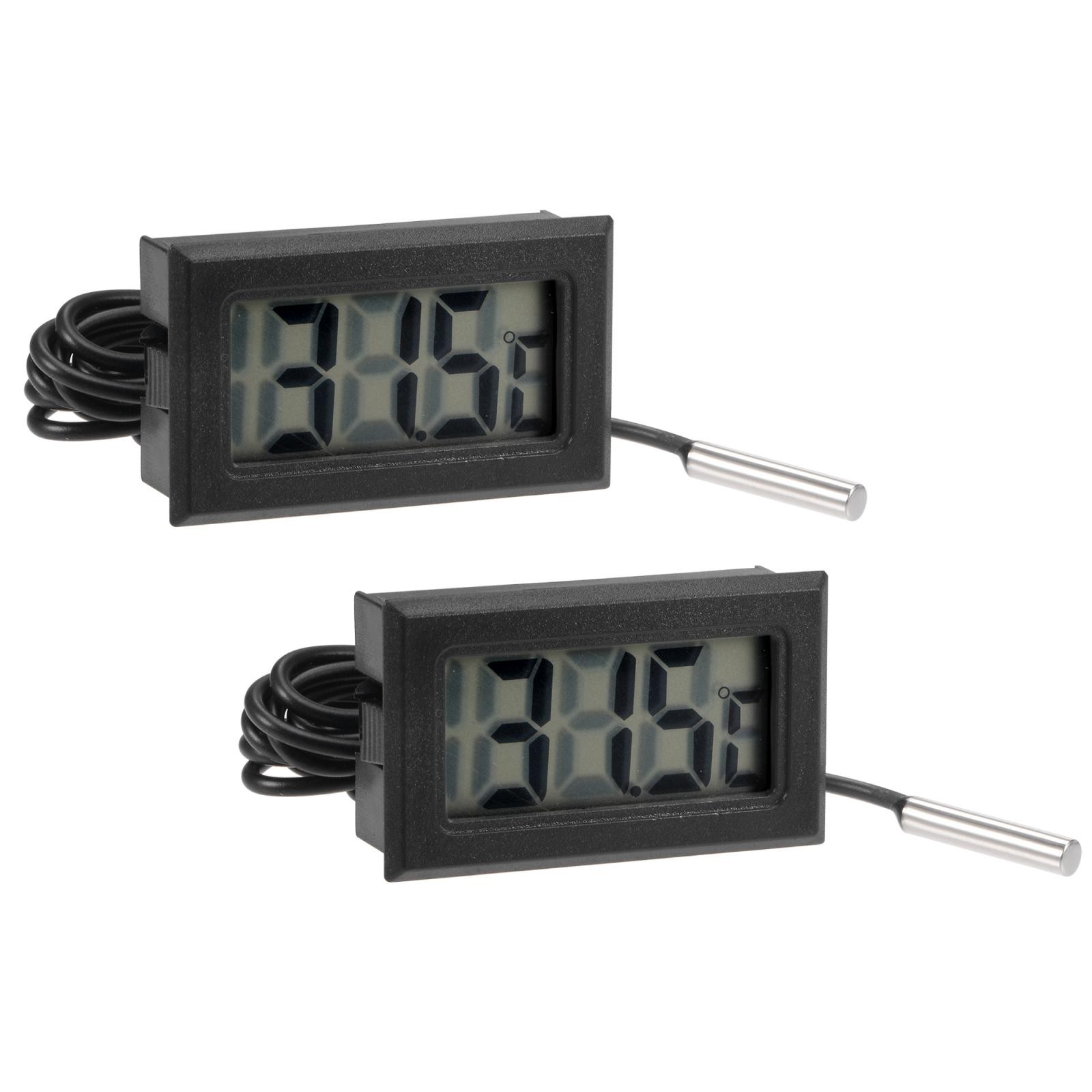 Digital Thermometer 10K with 2m NTC Temperature Sensor Probe 2pcs
