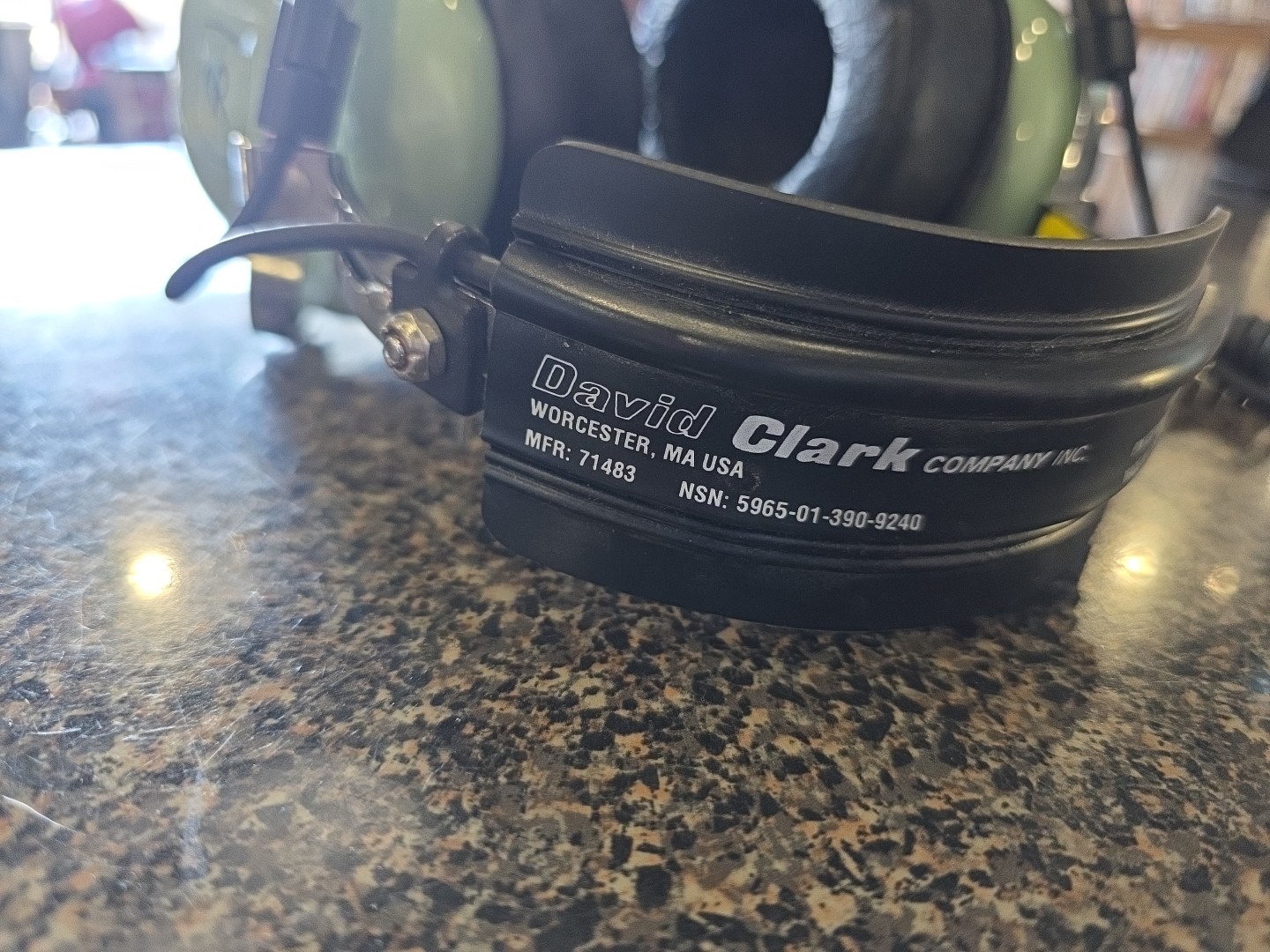 David Clark Aviation Headset w/Mic H10-76 *As-IS*