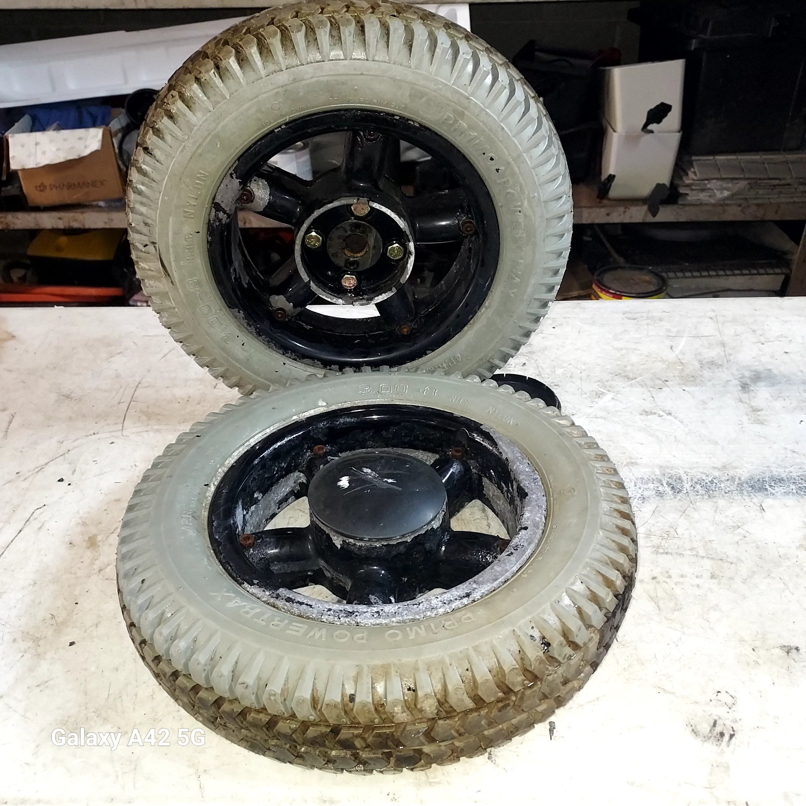 Quickie F-11 Drive Wheels For Power Wheelchai 3.00-8