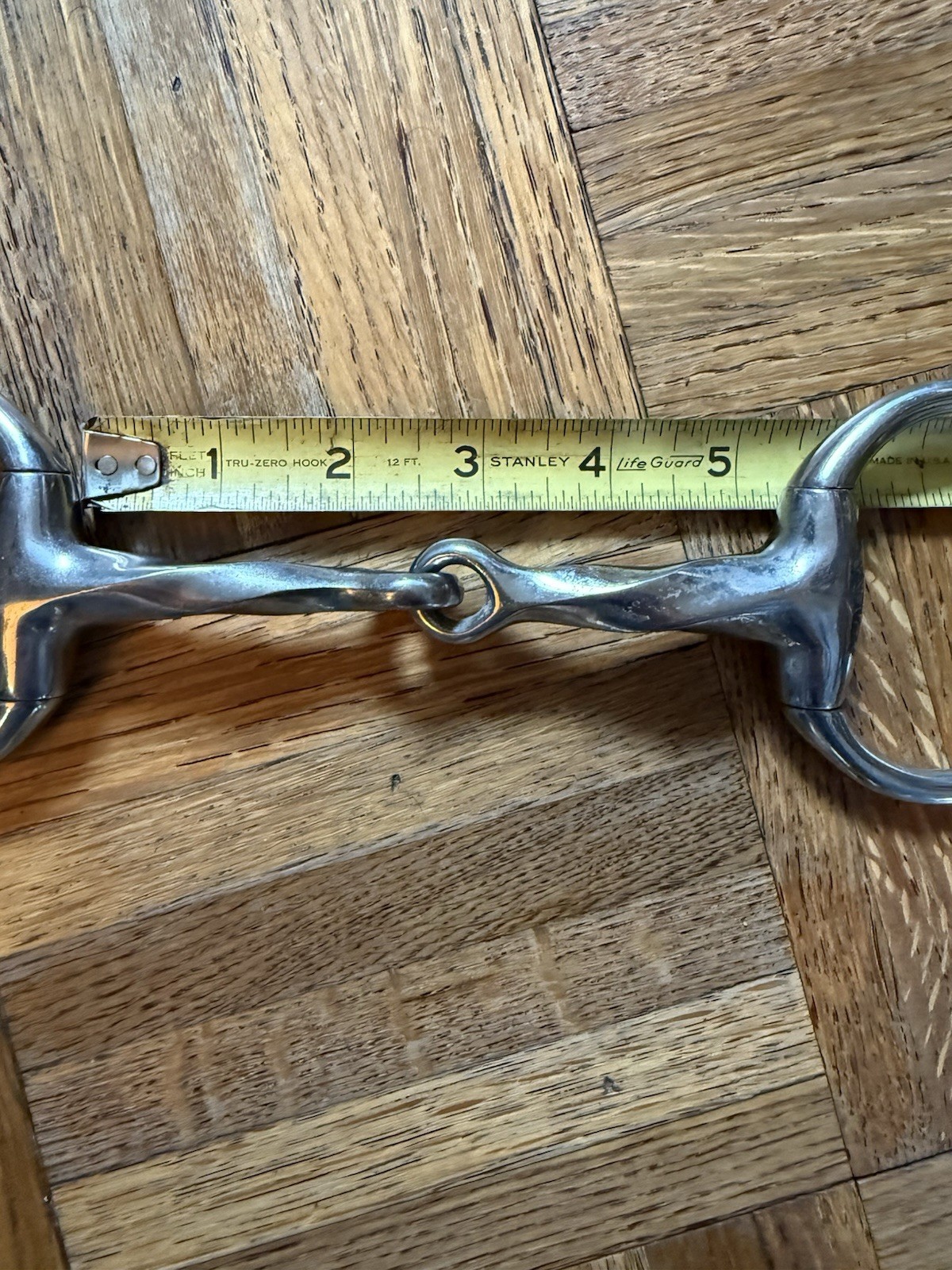 5 1/4" BT Crump Slow Twist Eggbutt Snaffle Bit