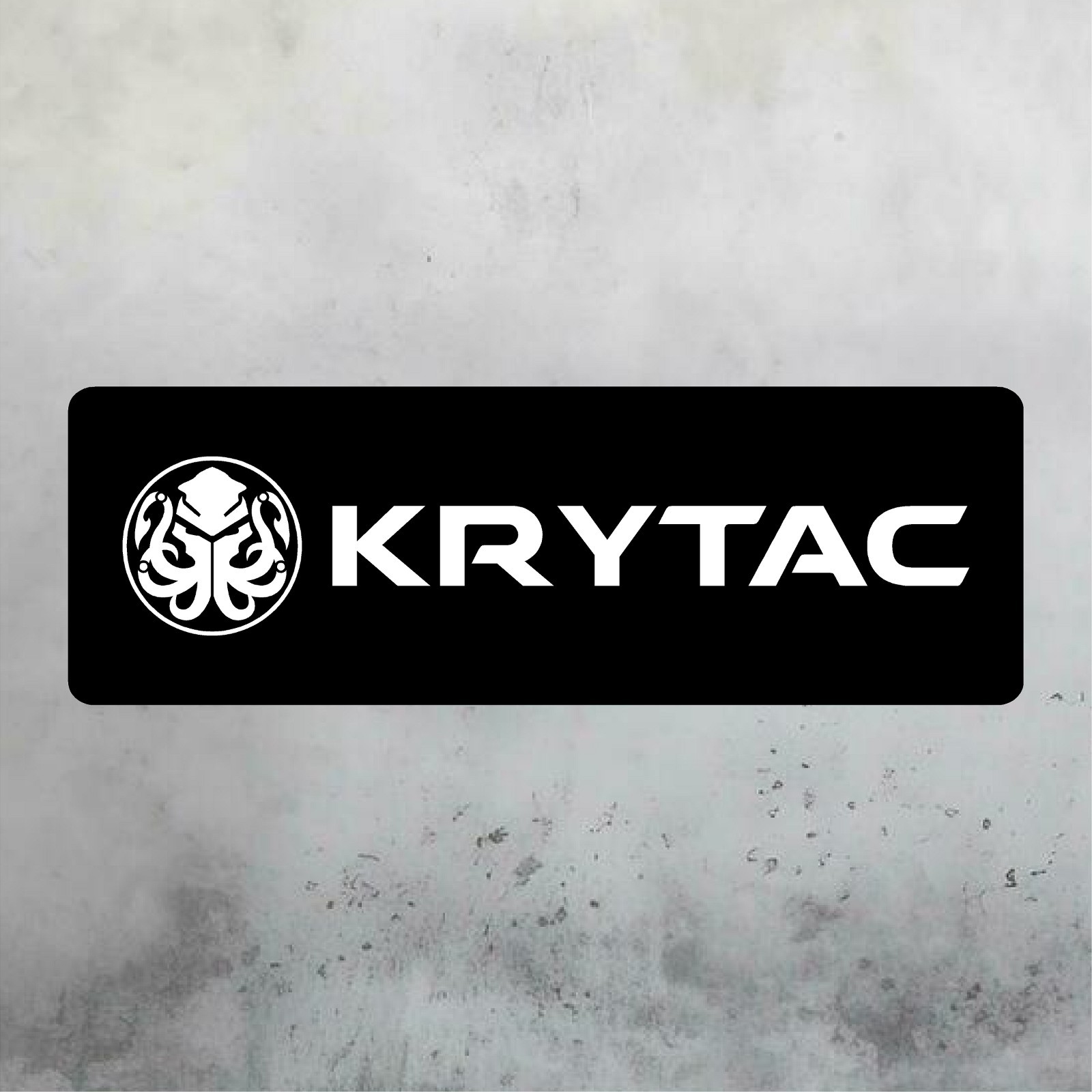 KRYTAC AIRSOFT Aluminum Sign 12in x 36in - Airsoft Gun Room Wall Art
