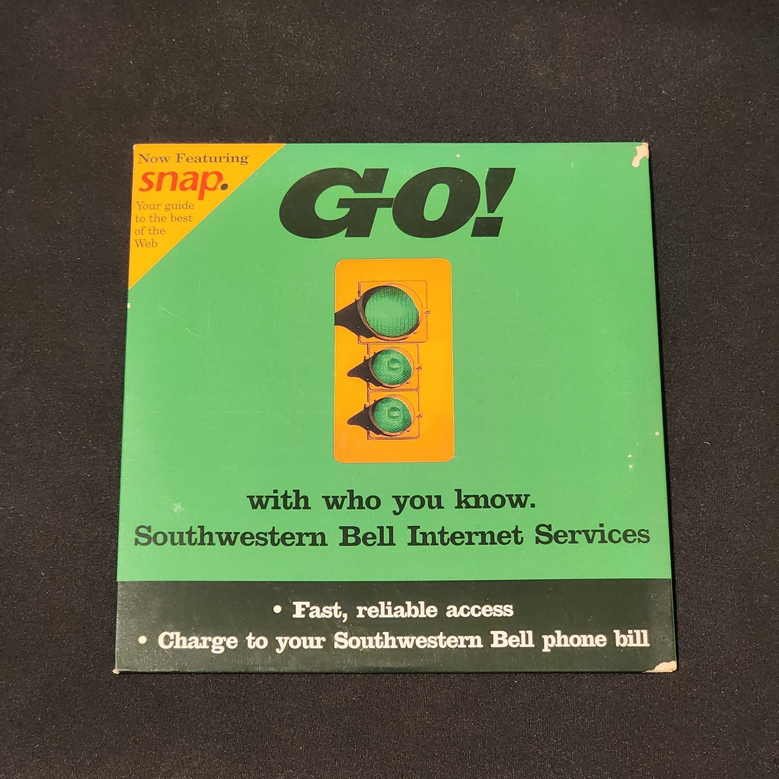 Vintage 1998 Southwestern Bell Internet Services CD Mailer New Sealed
