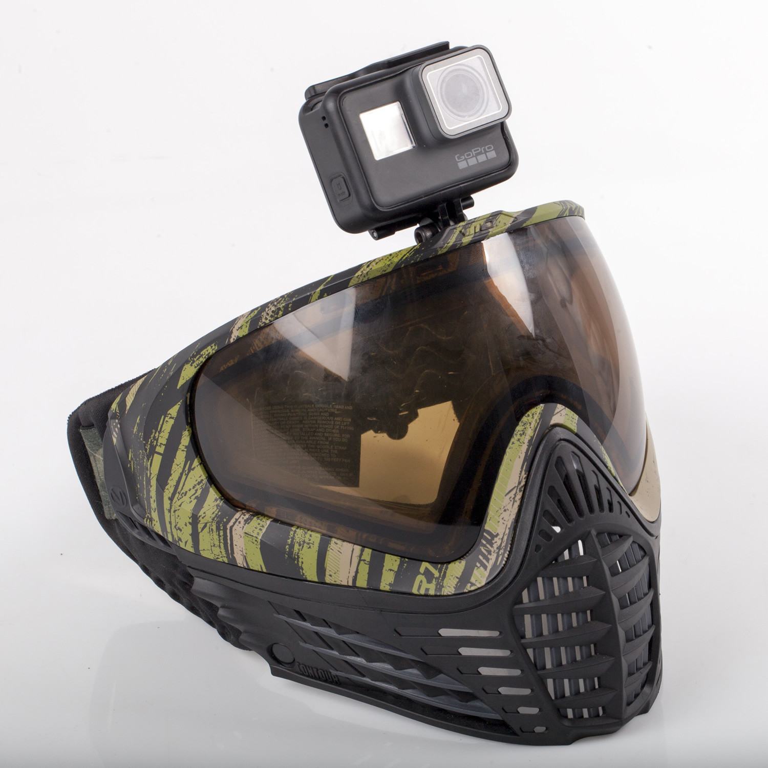HK Army Goggle Camera Mount - Black - Paintball