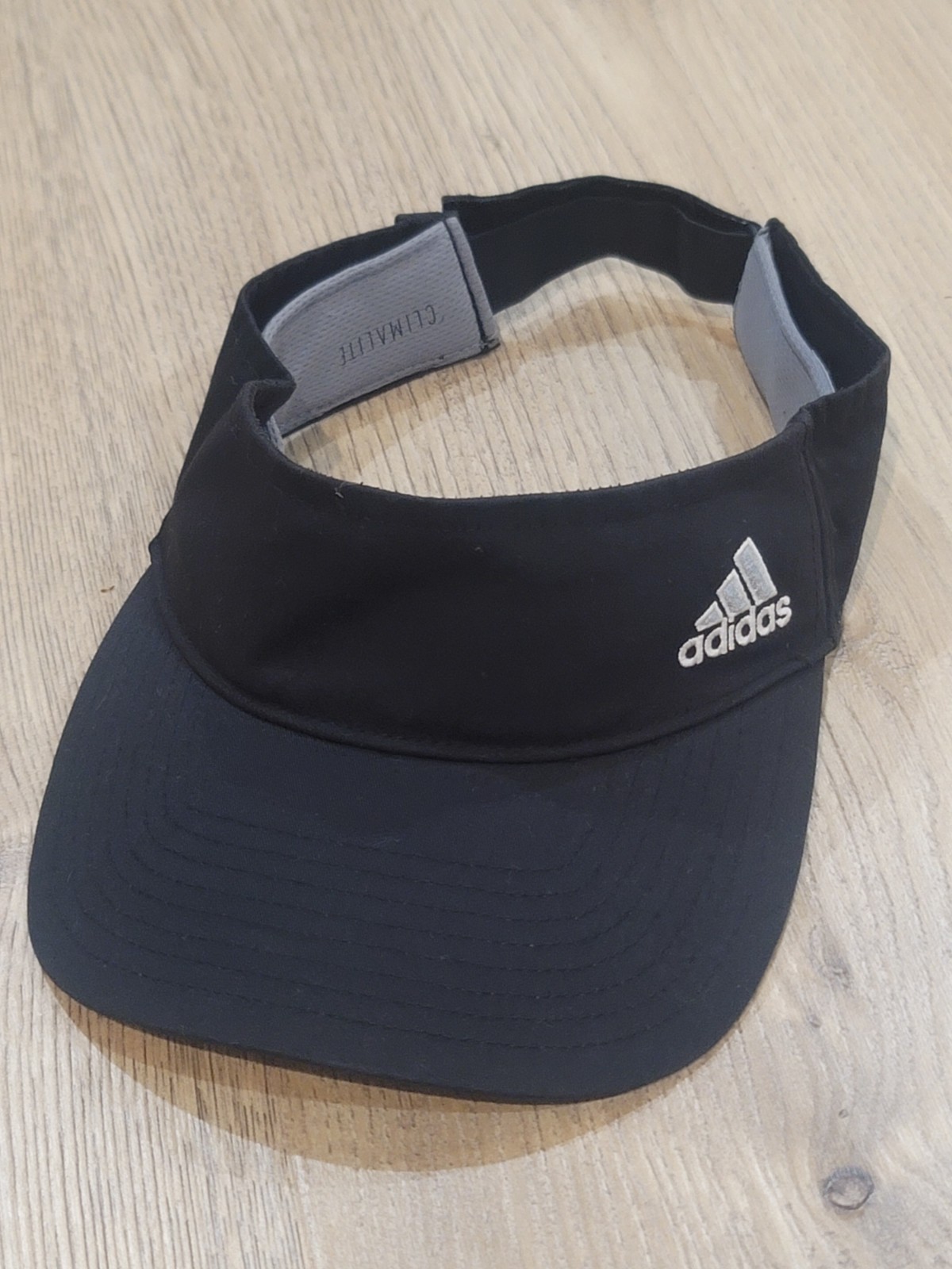 adidas Climalite Golf Visor Cap Hat Black Adjustable Lightweight