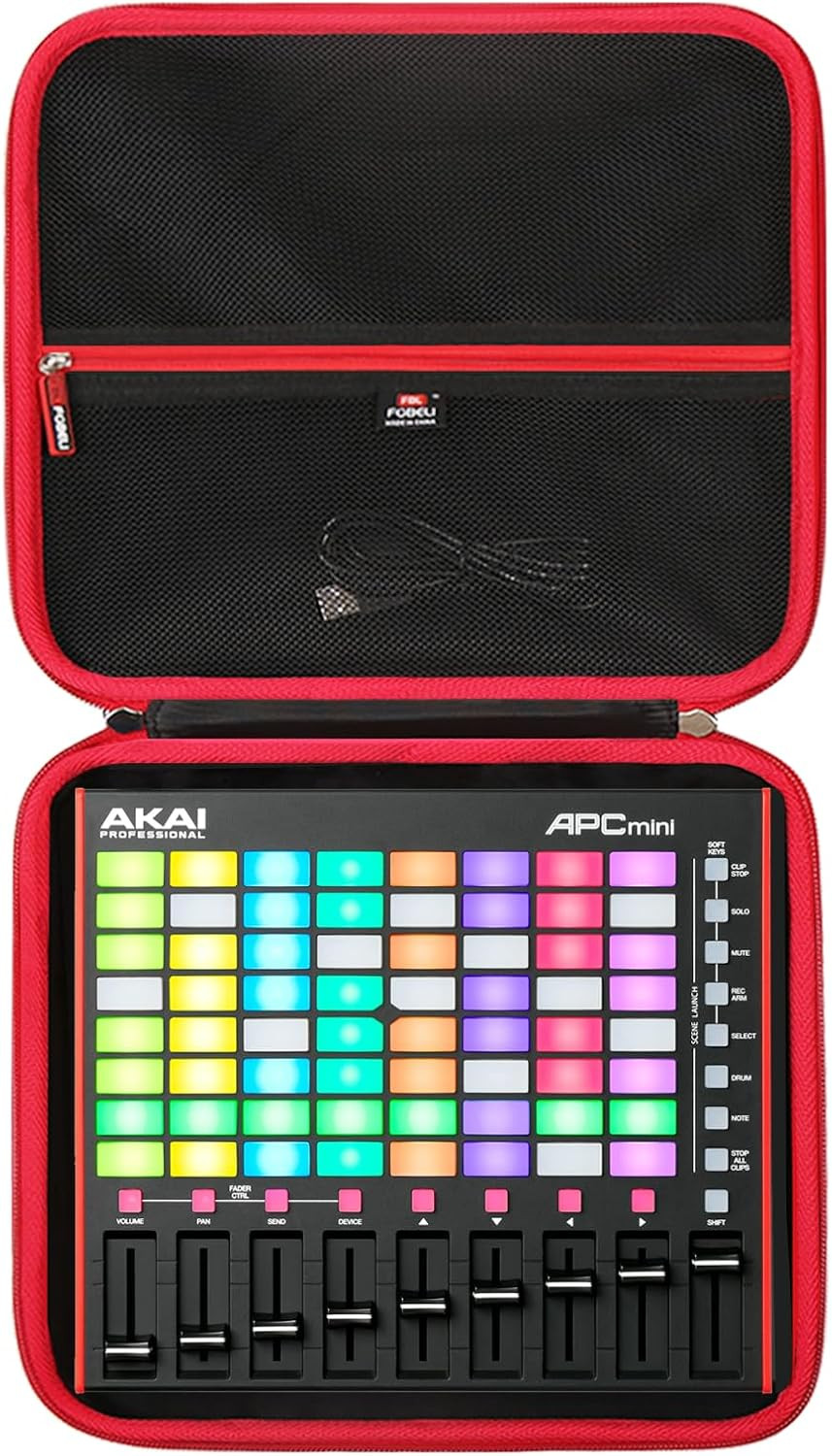 Hard Carrying Case for AKAI Professional APC Mini MK2 / MPD218 / Midimix USB MID