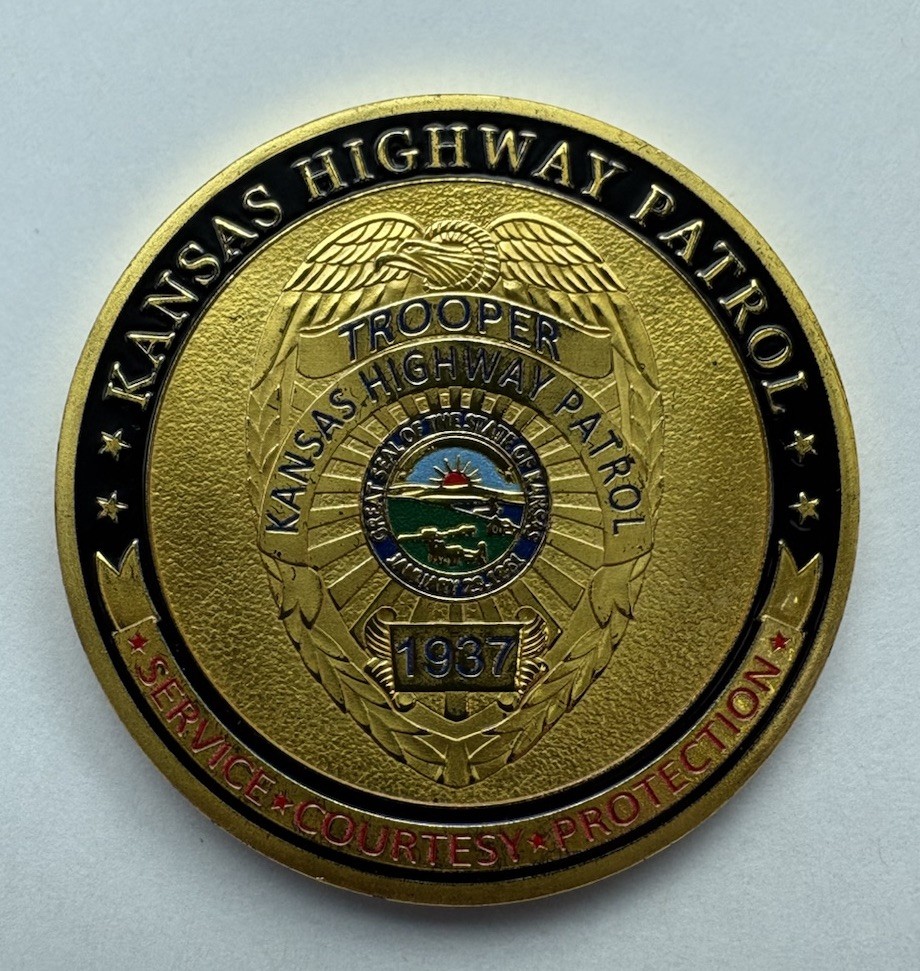 Kansas Highway Patrol Challenge Coin