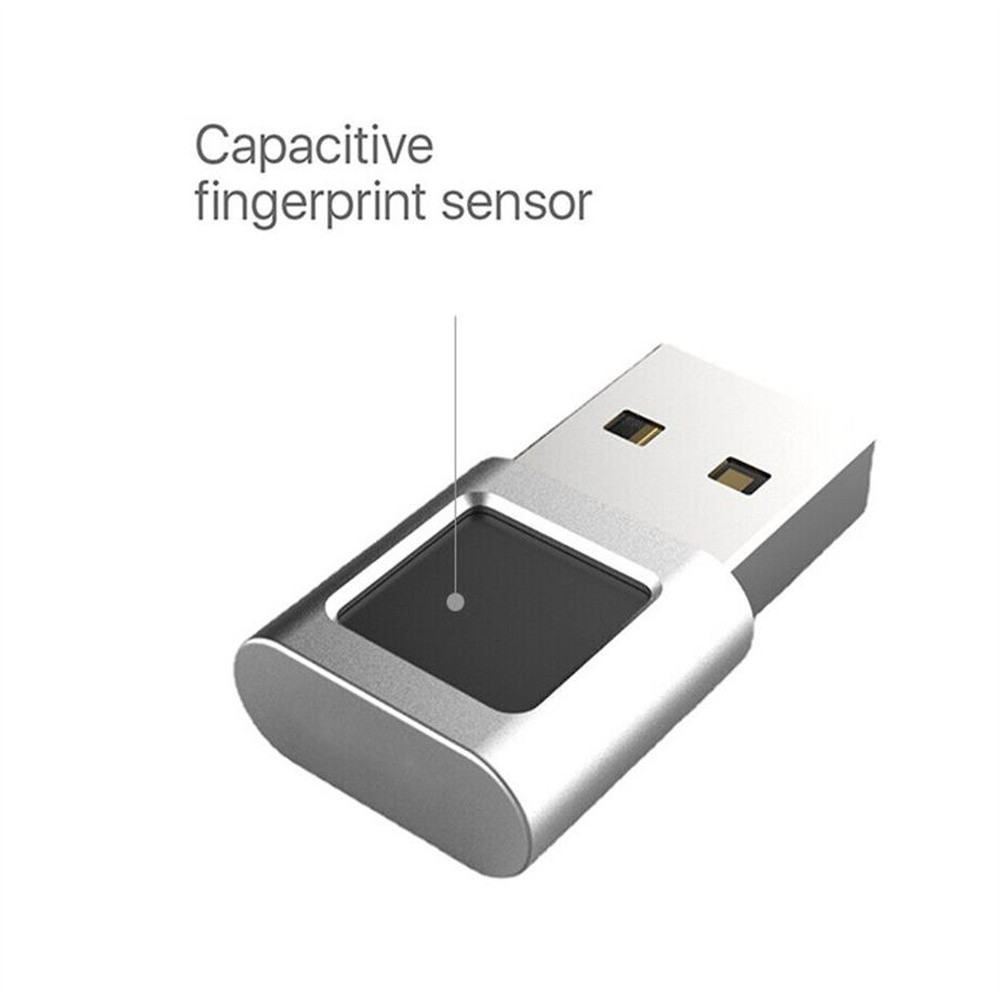 USB Fingerprint Reader Module for Windows 10/11 Biometric Scanner Front Unlock