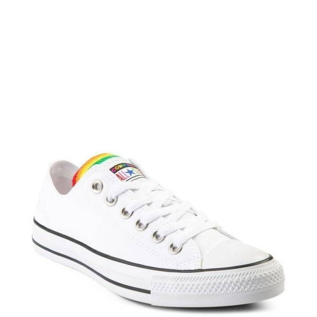 Converse Unisex Chuck Taylor All Star Multi Tongue 'Rainbow' White/Multi
