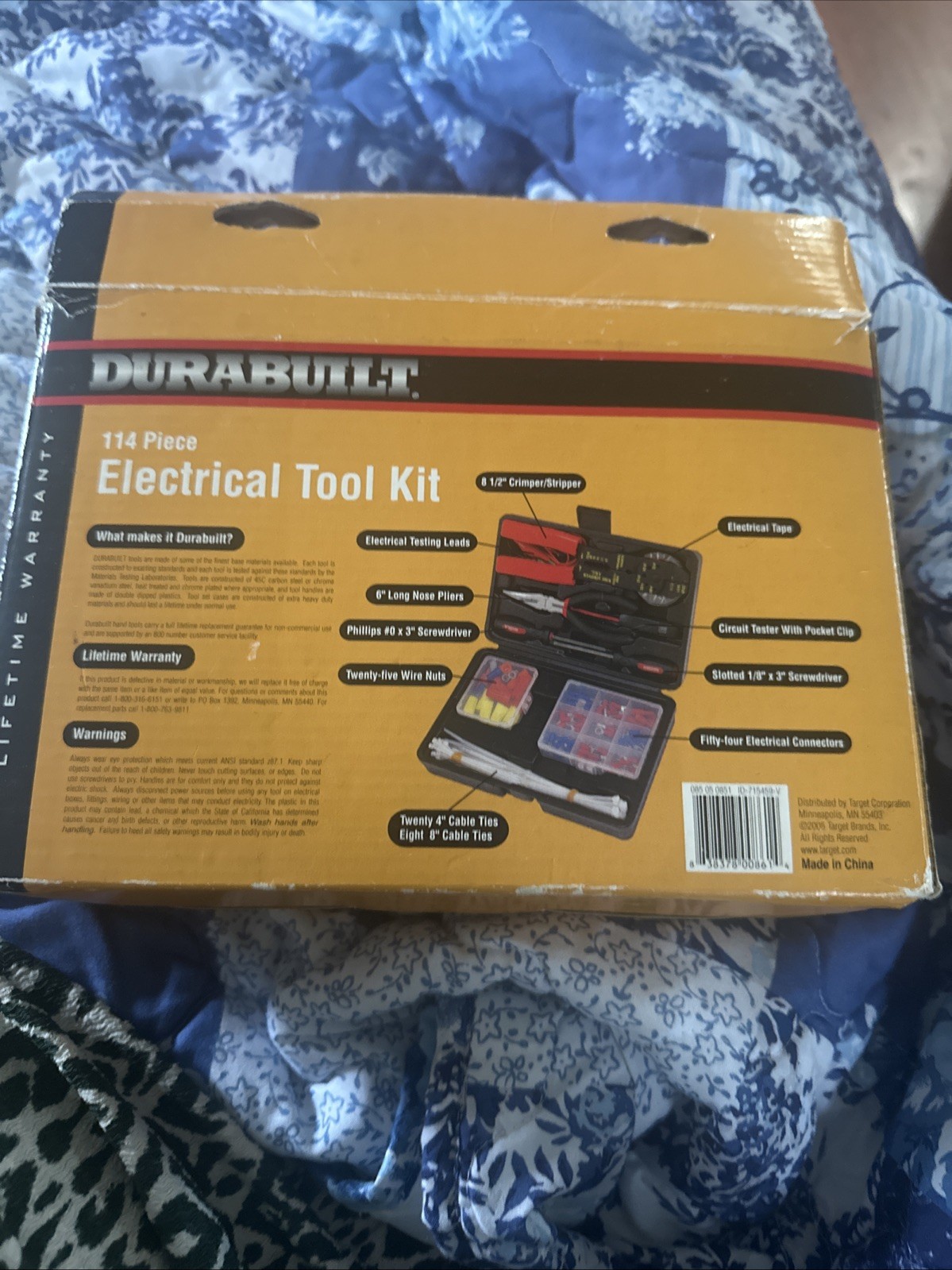Durabuilt 114 Piece Electrical Tool Kit