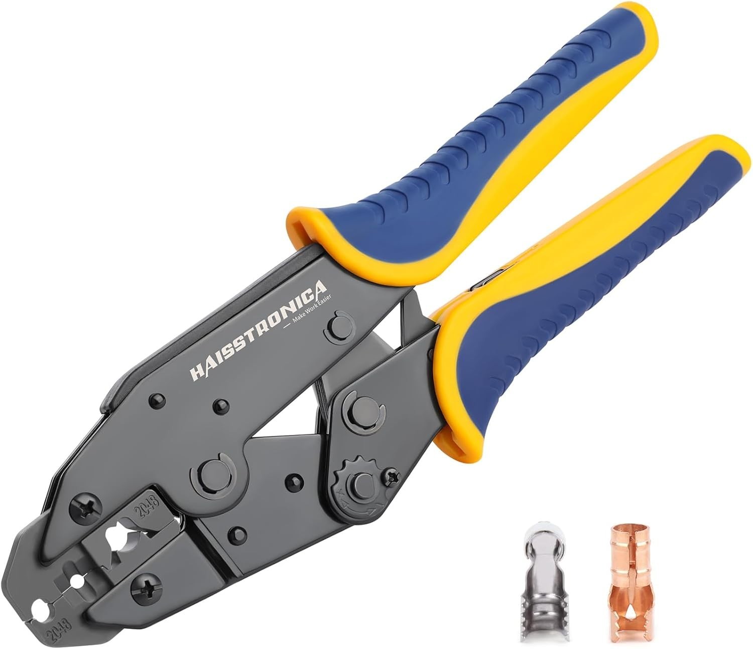 Ergonomic 8.5mm Spark Plug Crimping Tool - Precision Wire Stripping & Crimping