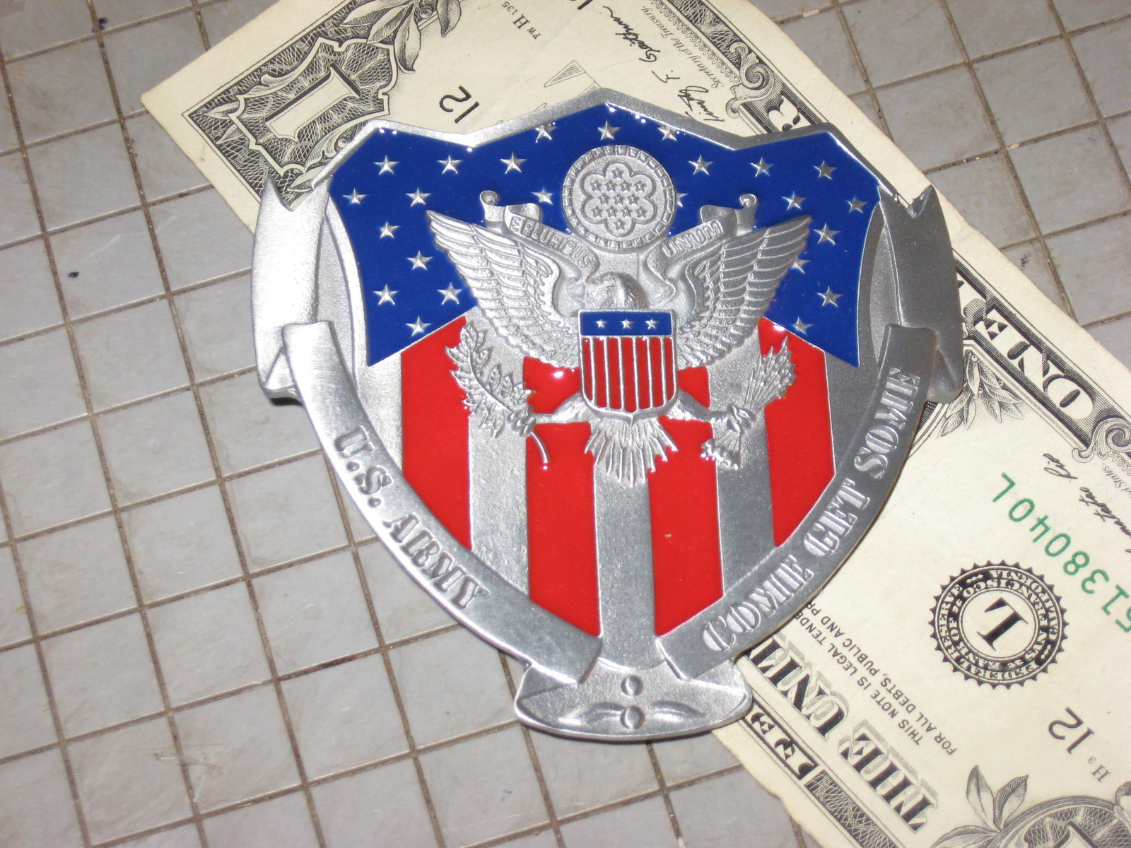 Hot Buckles US Army Insignia Great American Products 4817PC Belt Stars & Strips