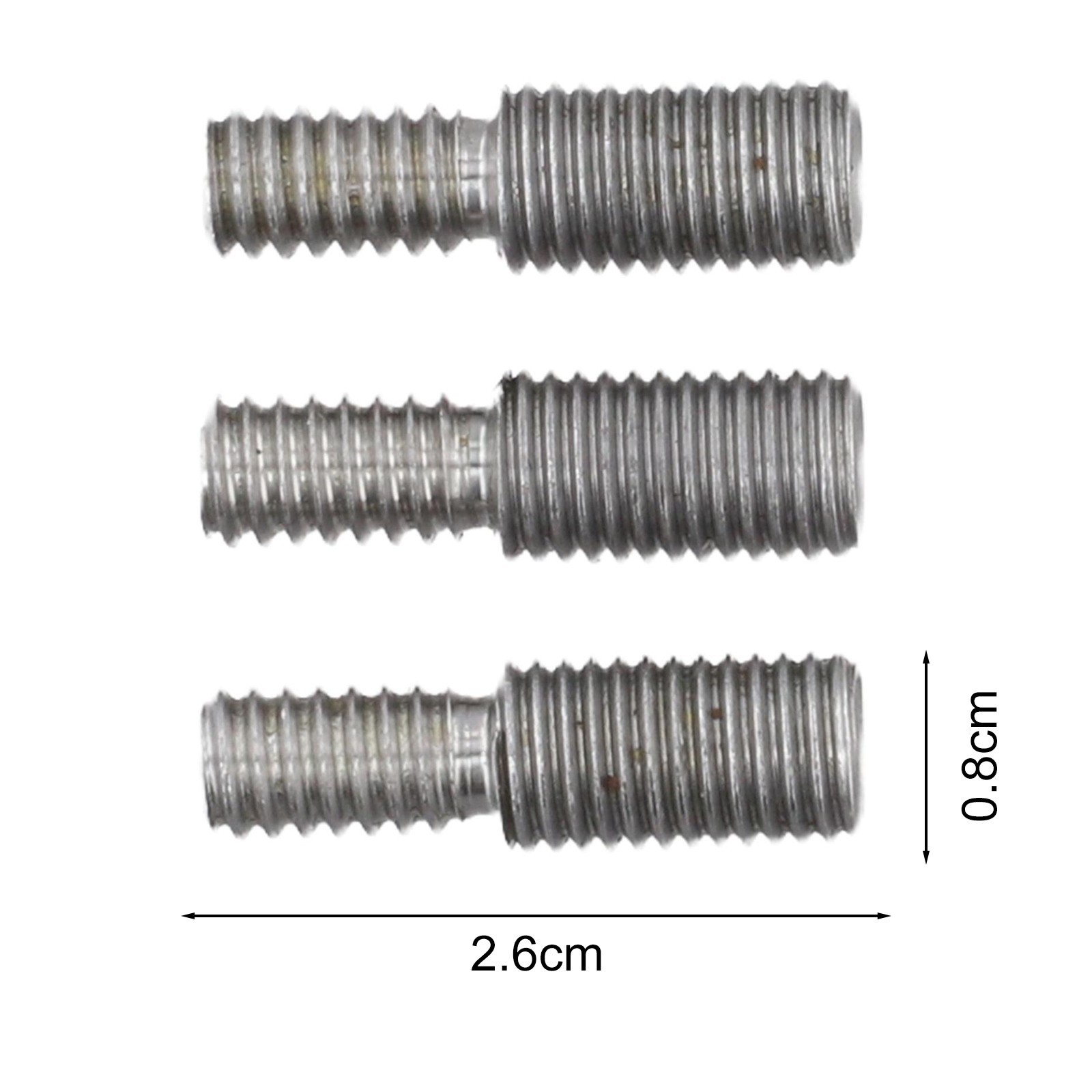 3 Piece Threaded Screw Adapter Set for 14 20 to 516 24 Threaded Screws