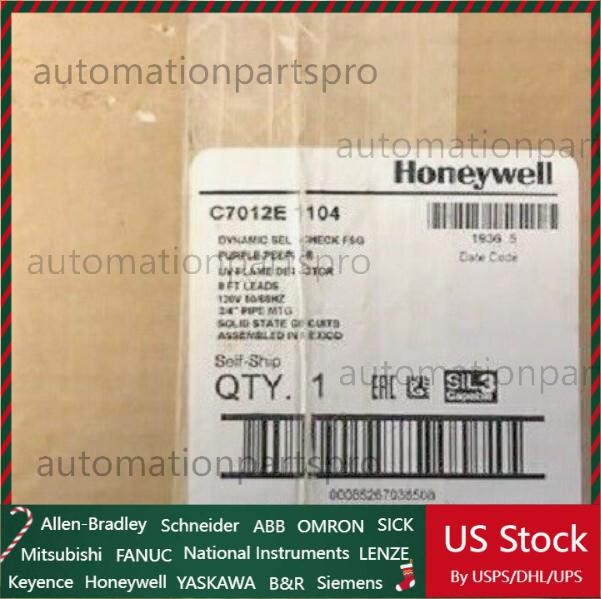 Honeywell C7012E1104 Honeywell Burner Detector Fast Shipping C7012E1104 New