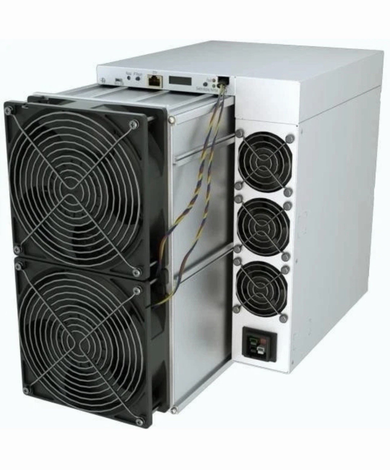 ASIC Cryptocurrency Mining Machine, Silver, Multi Cooling Fans