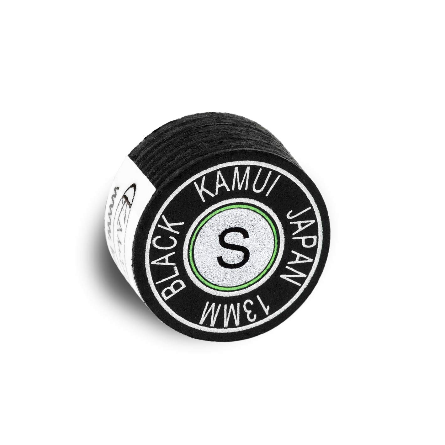 KAMUI Black Laminated Pool Billiard CUE TIP - 1 pc (Soft, 13 mm) 13 mm