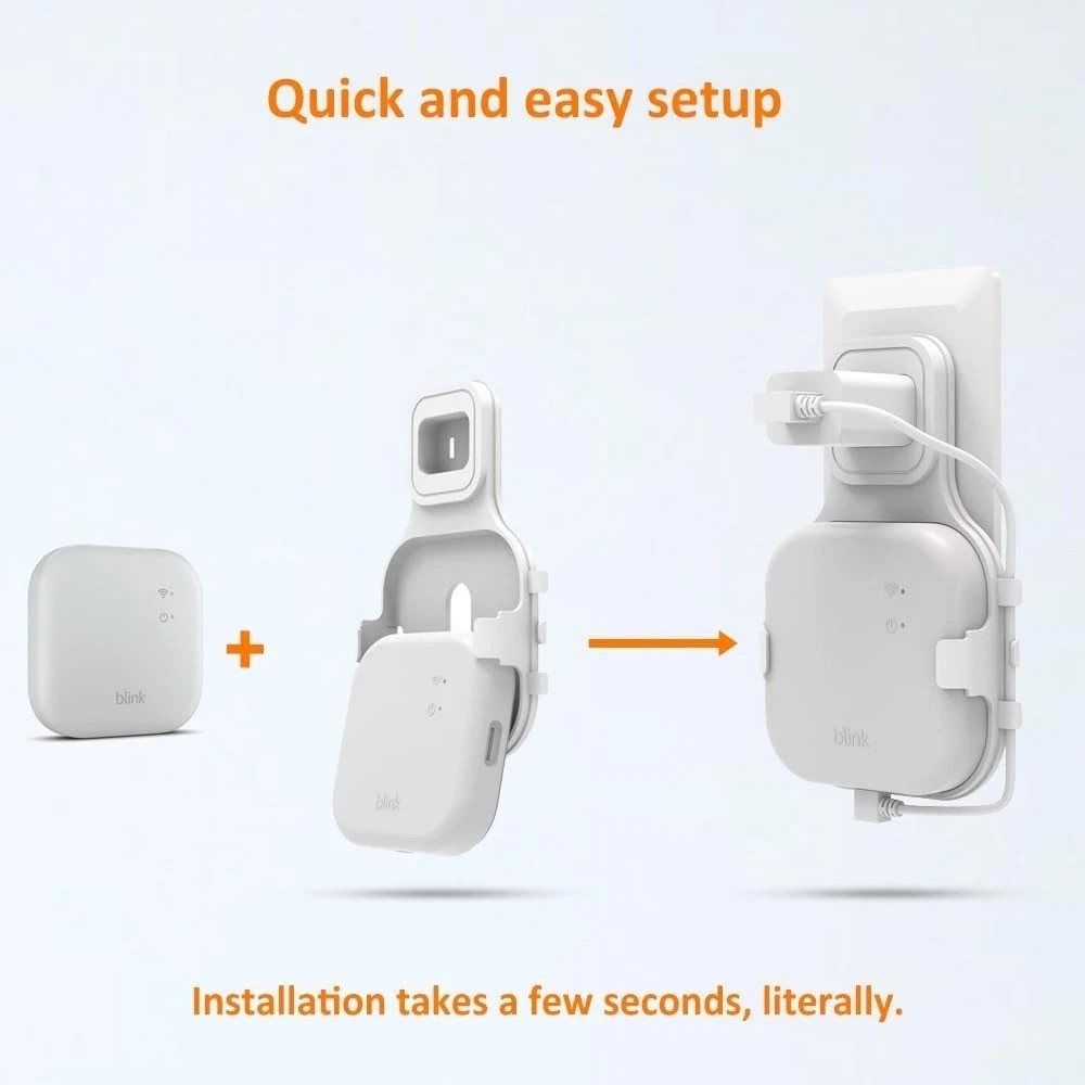 Blink Sync Module XR Outlet Mount Bracket No Tools Needed USB-C Included