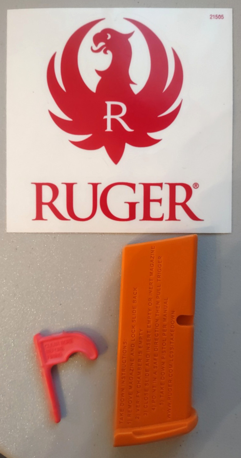 Ruger Cable Lock Gun Lock /Dummy Magazine/Flag/Sticker R15LC3 3767-02T
