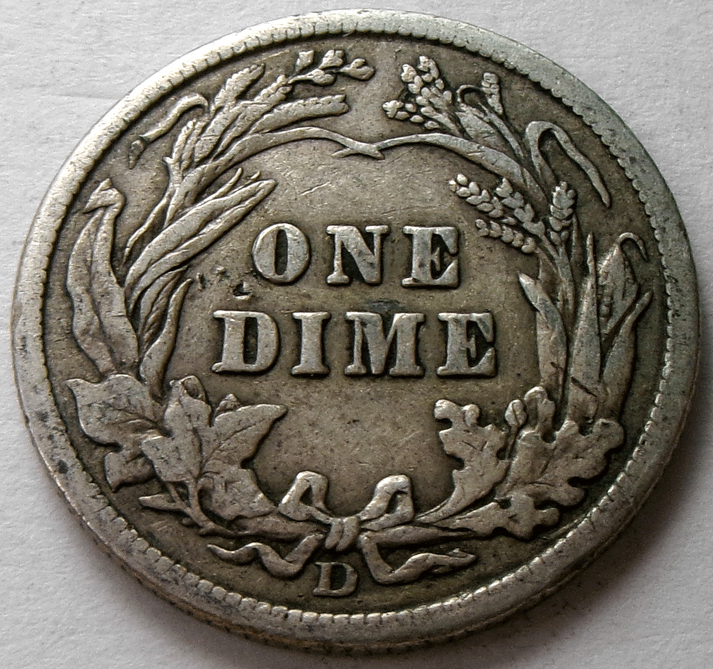 1910-D Barber 10¢ Dime