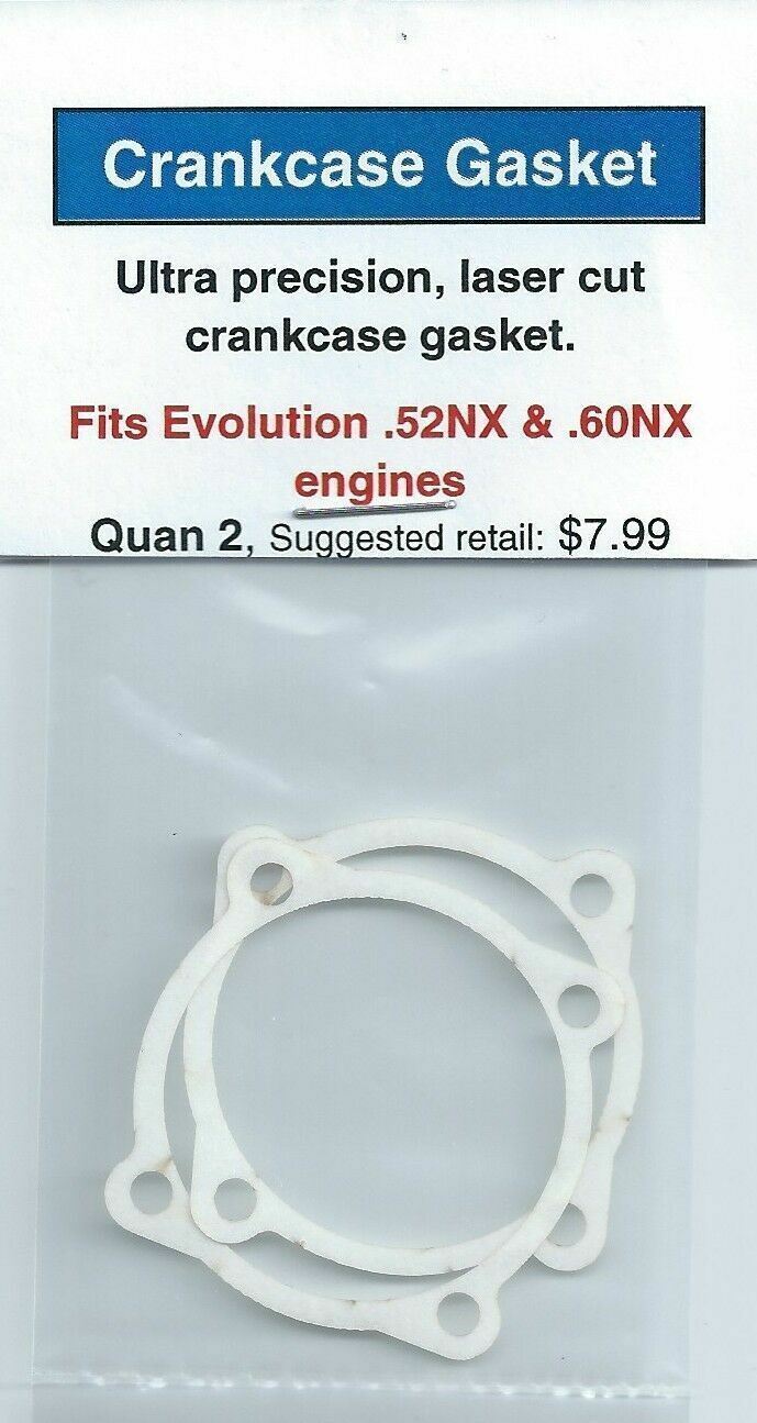 Evolution .52NX & .60NX Crankcase Gasket 2 Pack NIP