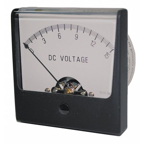 Zoro Select 12G403 Analog Panel Meter, Ac Current, 0-300 Ac A, 12G403