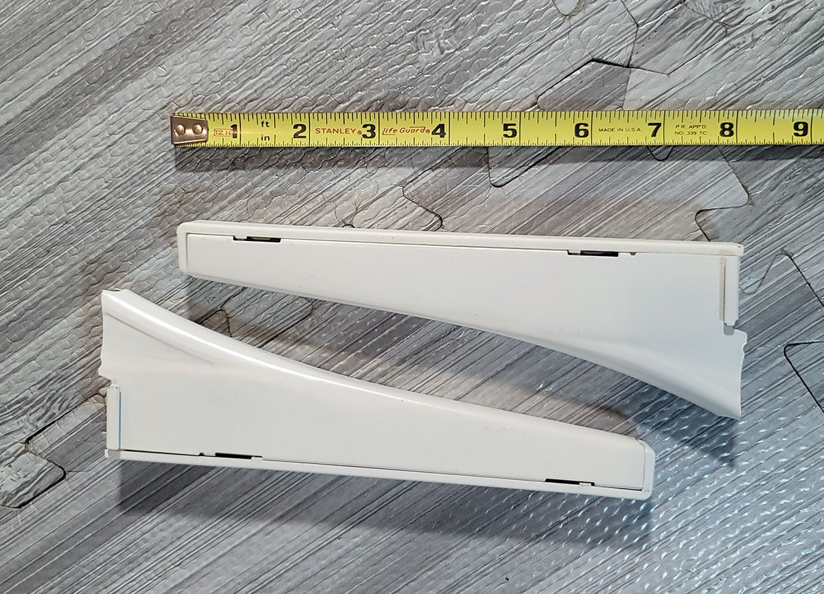 IKEA Algot 7" Steel Shelf Metal Bracket White (Set of 2) Pair - Discontinued