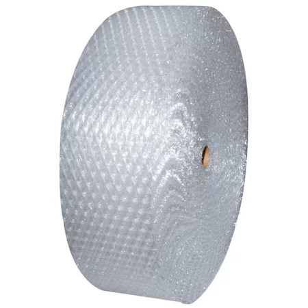 Zoro Select 5Vel2 Bubble Roll 48" X 250 Ft., 1/2" Thickness, Clear, Pk4, 5Vel2