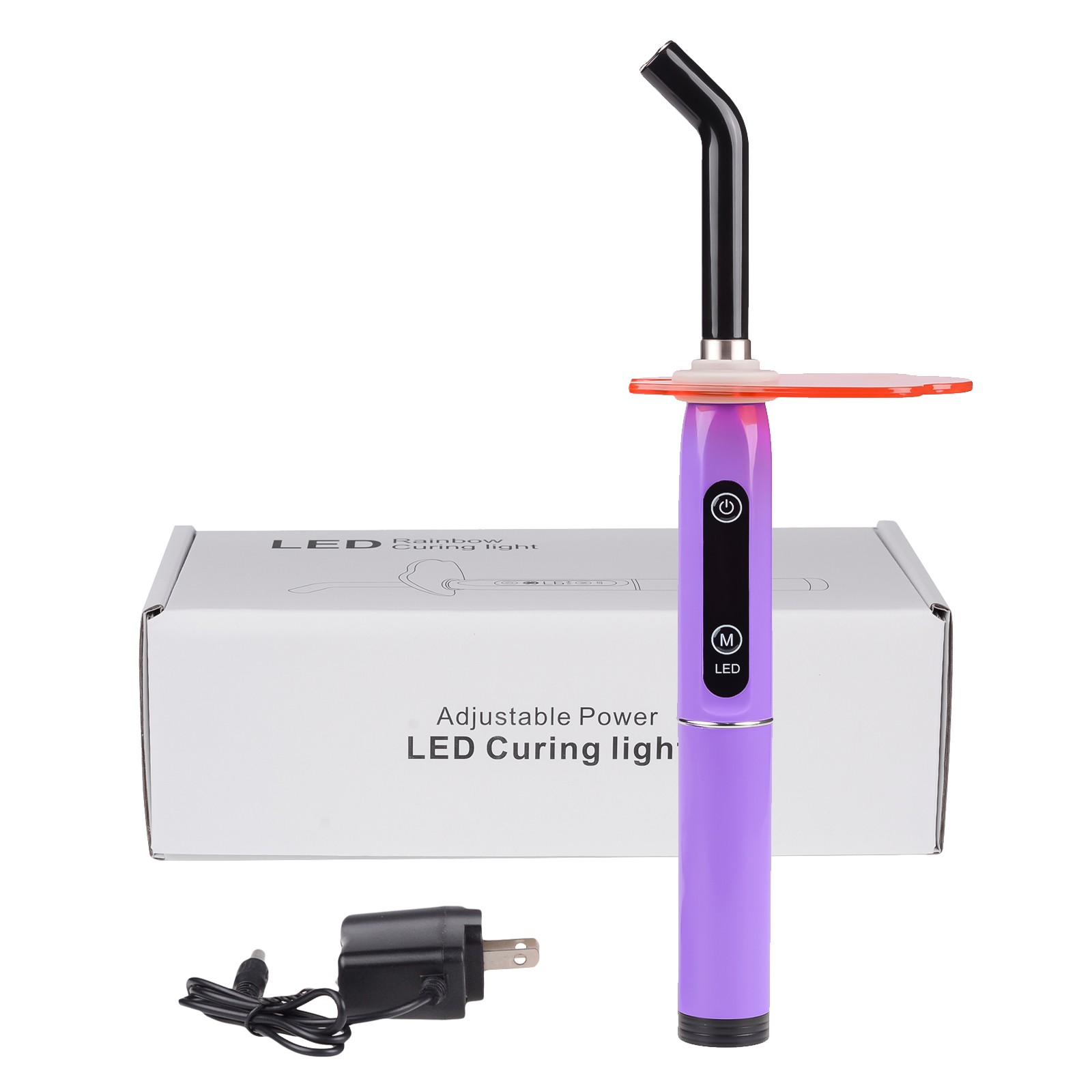 5W High-Power Dental LED Curing Light Multi-Purpose Oral Resin Cure Lamp Purple