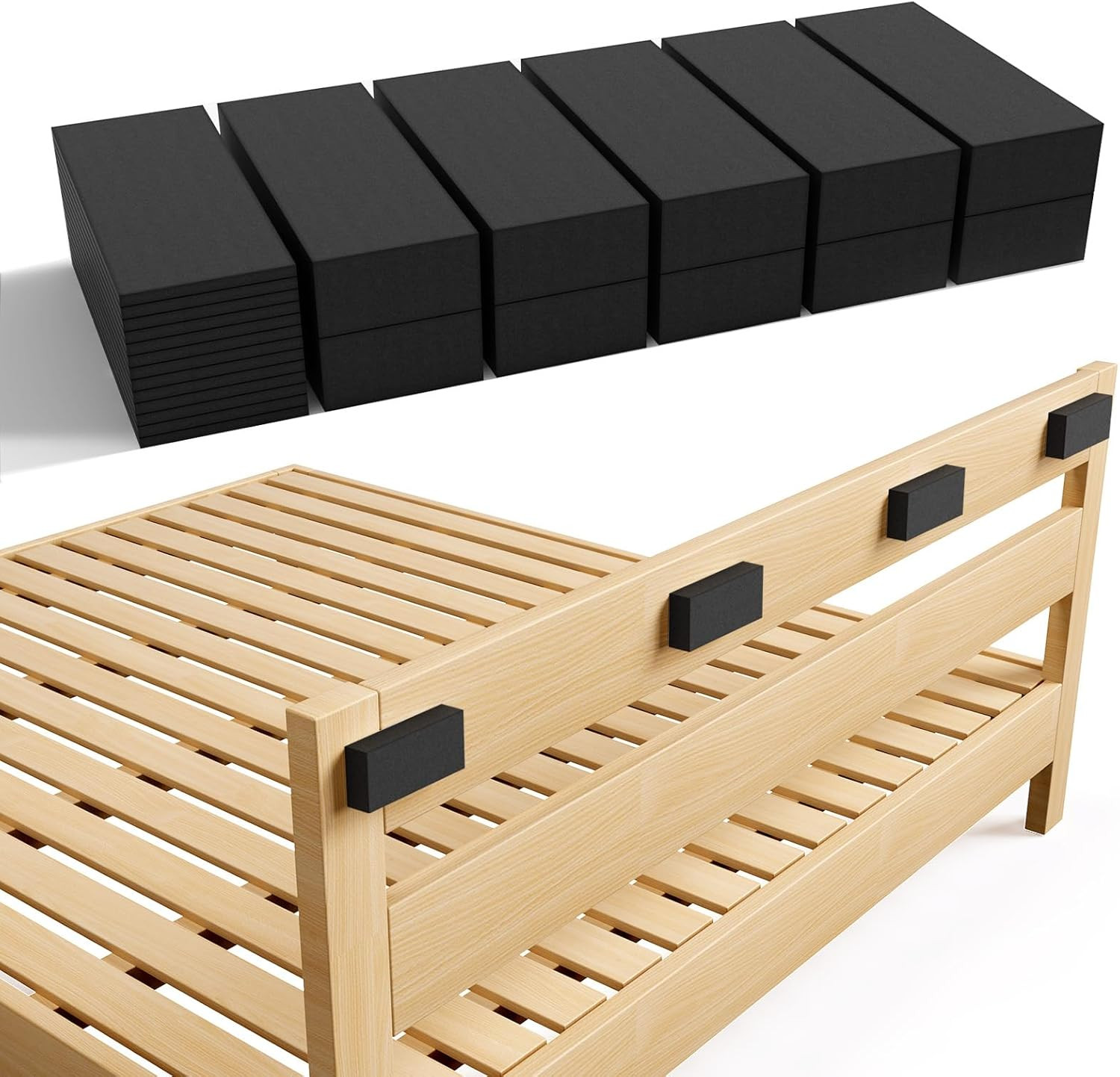 EVA Foam Furniture Wall Protectors, 23Pcs Headboard and Couch Bumpers
