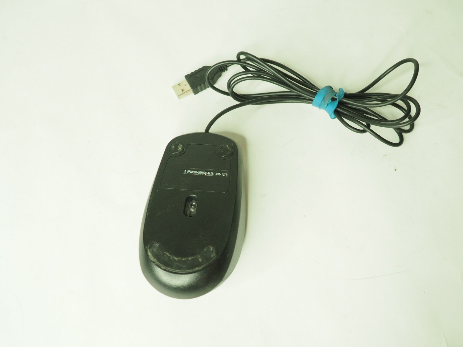Genuine Dell Mouse USB Wired Optical Scroll Wheel MS111-L 9RRC7 Computer Fast