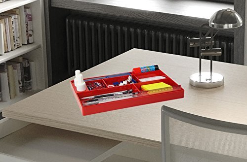 Acrimet Drawer Organizer (Solid Red Color)