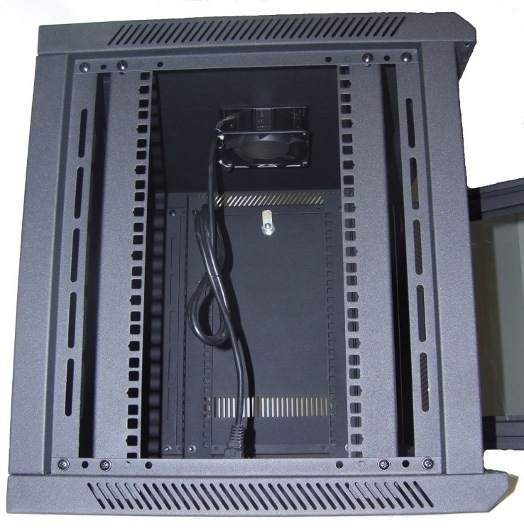 9U IT Wall Mount Network Server Data Cabinet Rack Locking Lock & Key - 24" Deep