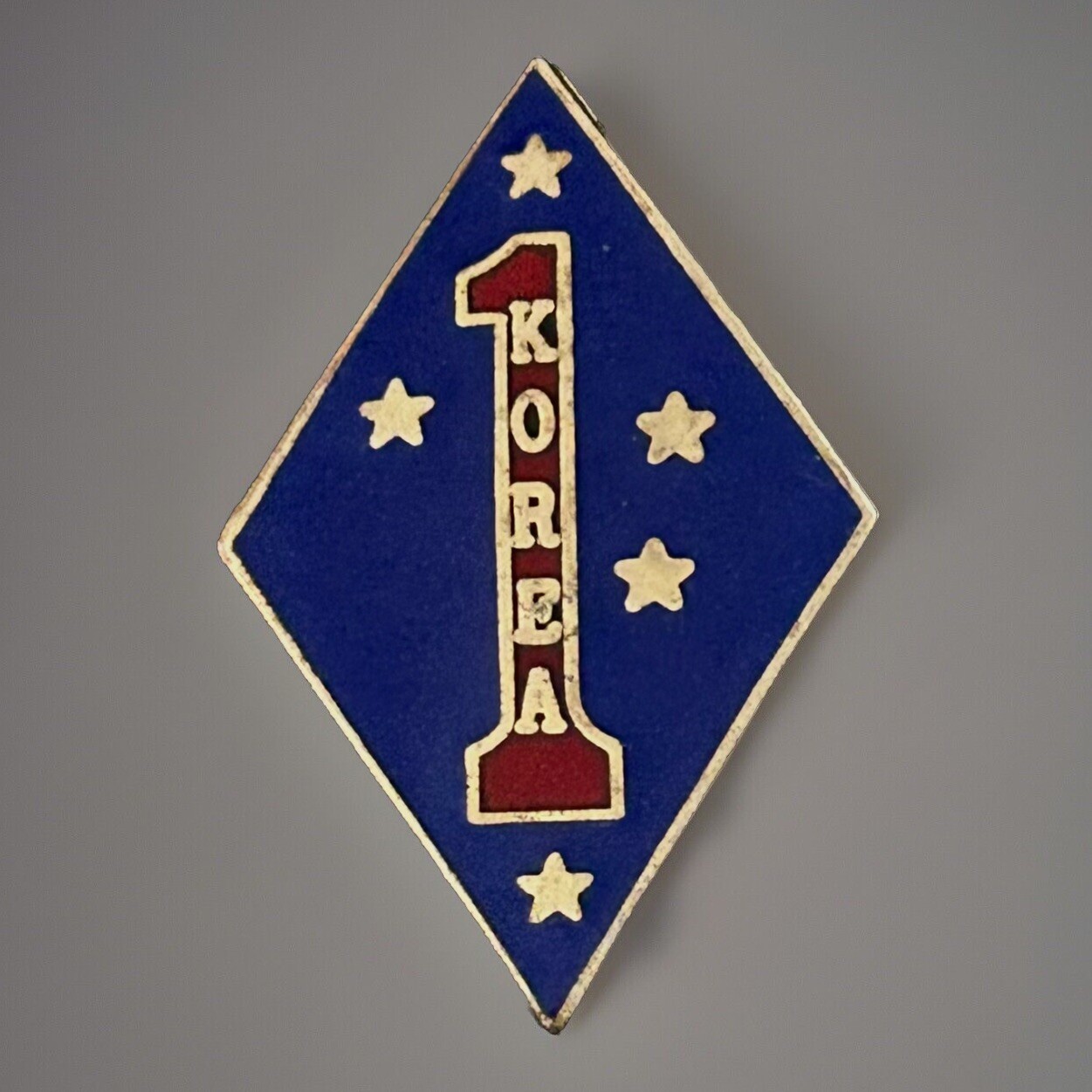 1st Marine Division Korea Lapel Pin