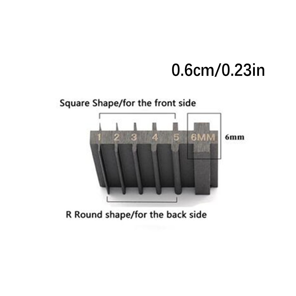 Steel Double Side Repair Tool Thinner Edge Skiving Tool Leathercraft Tool a