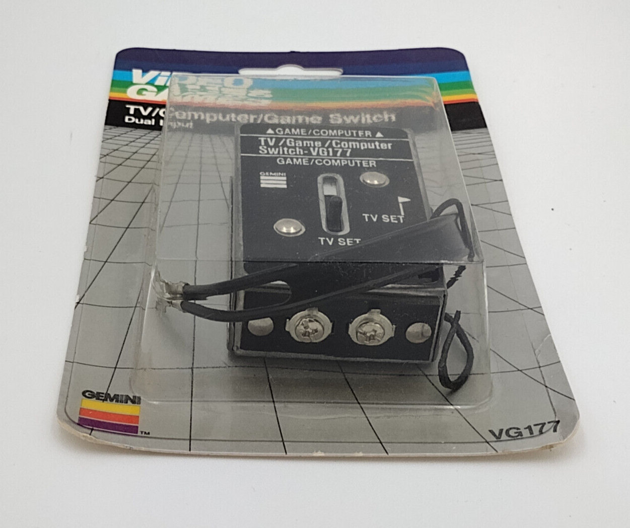 TV Computer Game Switch, Dual Input. Gemini VG177 NOS. VHF switch. Atari Switch.