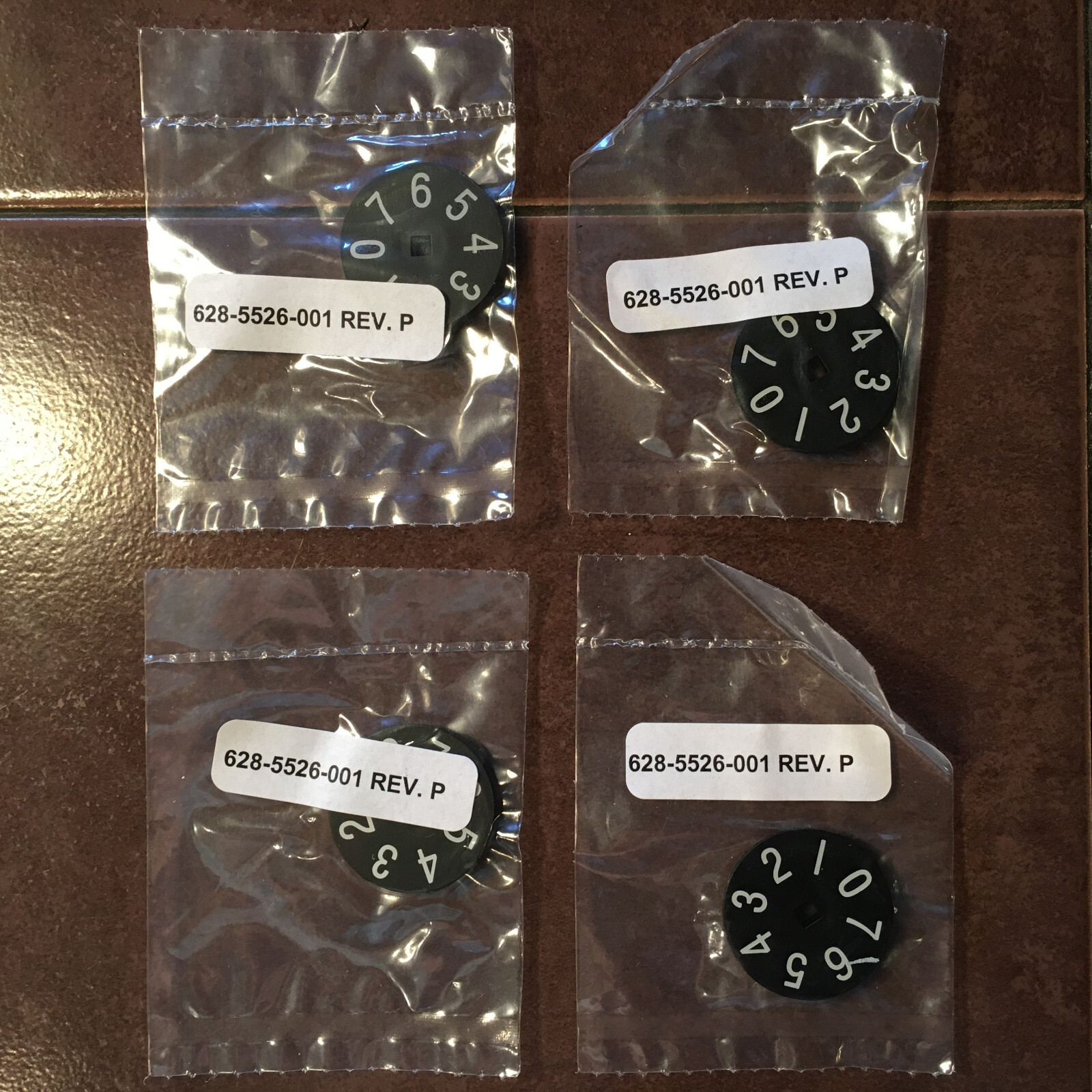 4, Collins Small Part; 628-5526-001 Transponder Code Wheels