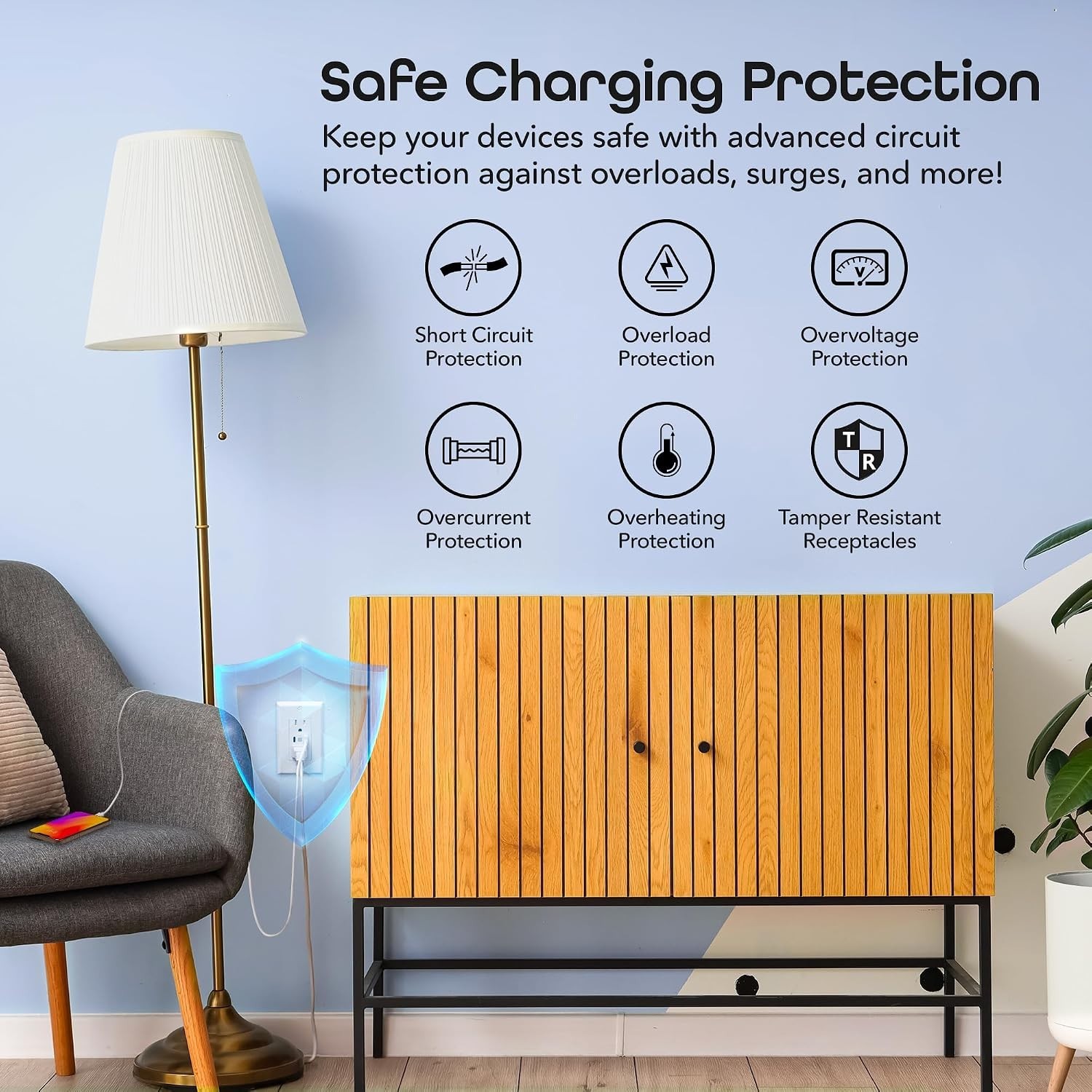 Smart Outlet with Overload Protection & Voice Control - Embed Automation Today!