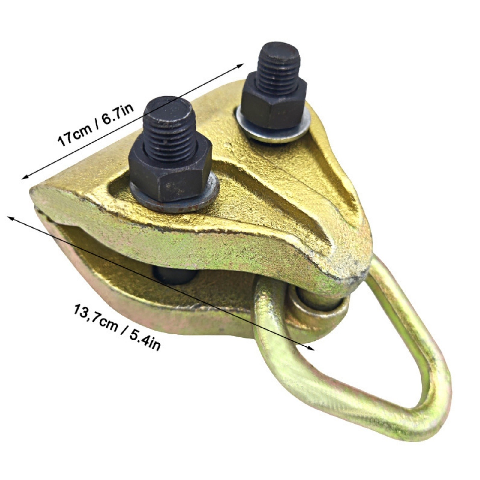 5-Ton Self-Tightening Grips THREE 3-Way Frame Back Auto Body Repair Pull Clamp