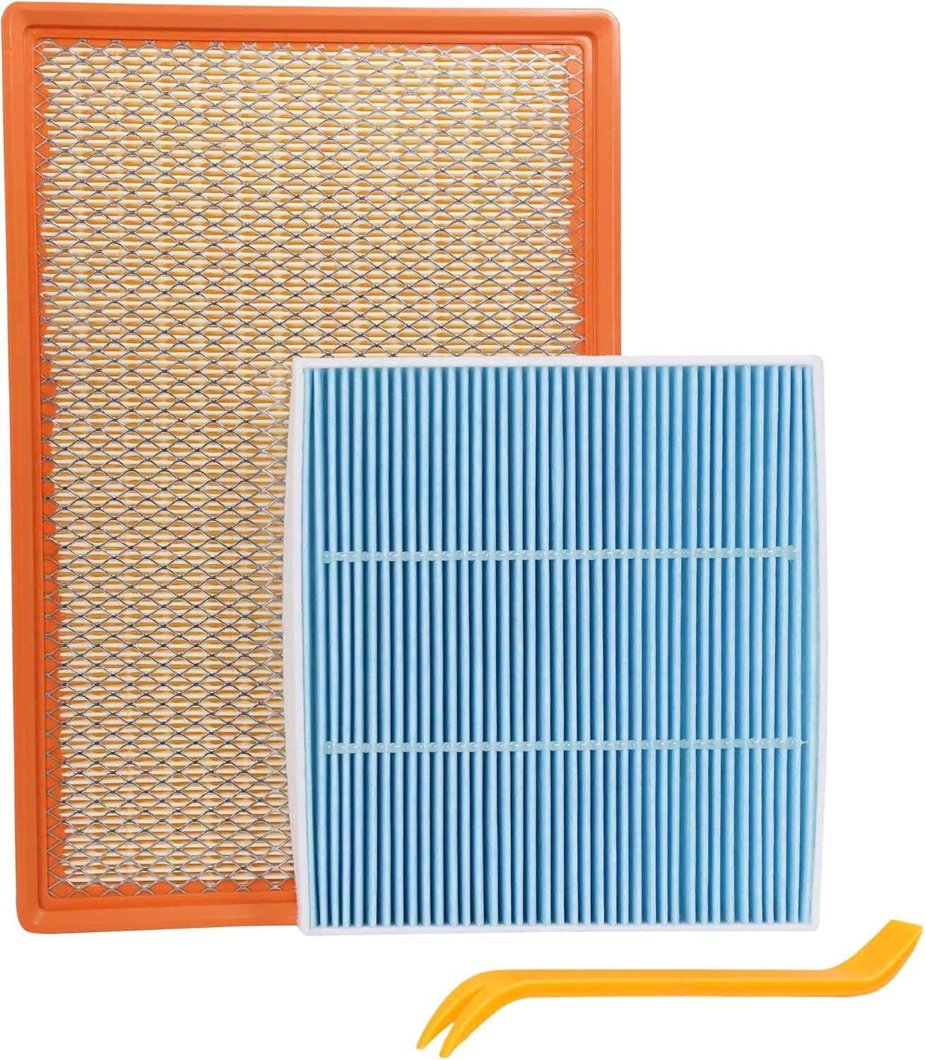 Engine Air Filter&Cabin Air Filter Combo Pack-Compatible with Ram 1500 2011