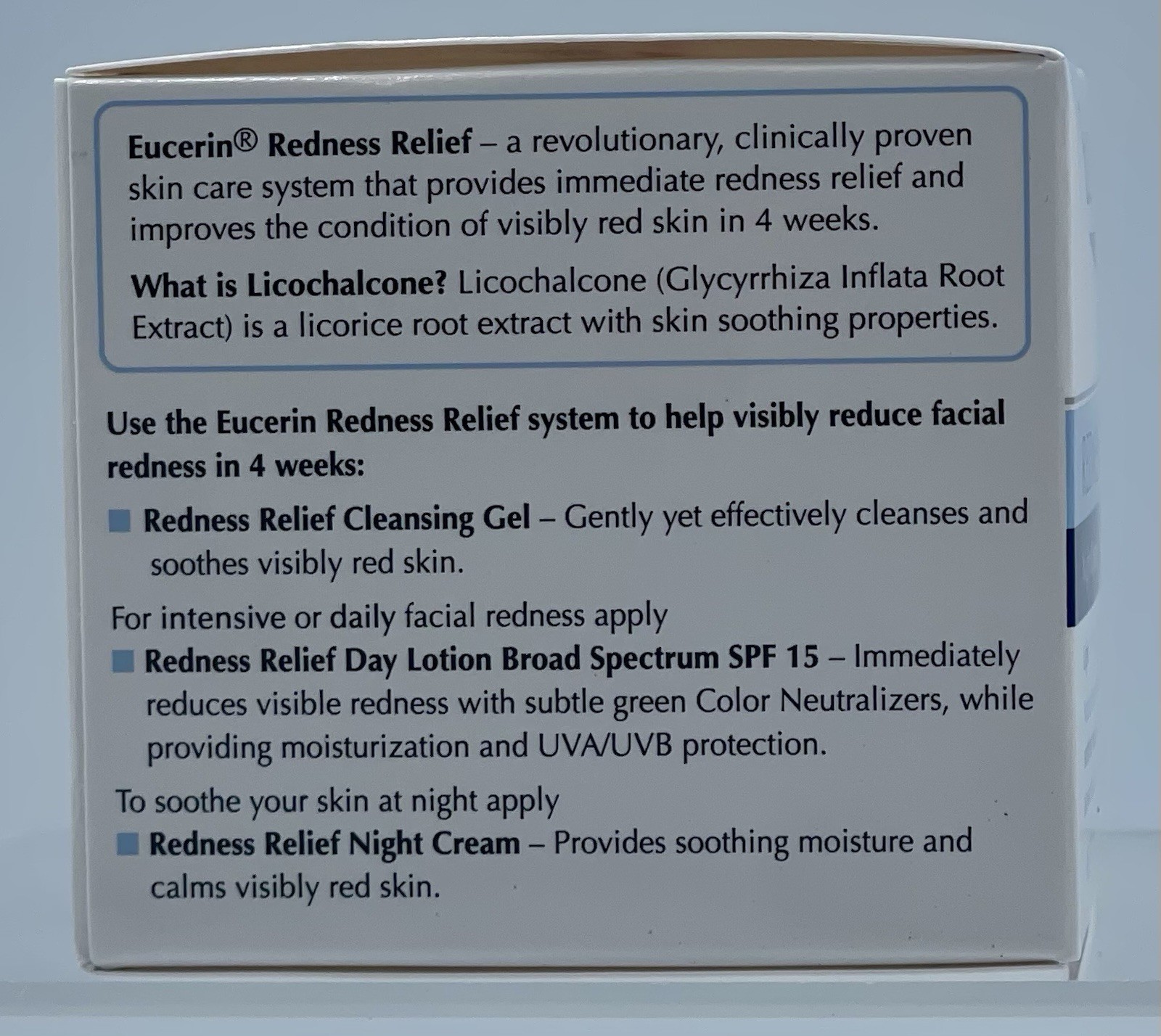 Lot of 2 Eucerin Redness Relief Night Cream 1.7 oz Sensitive Skin Moisturizer