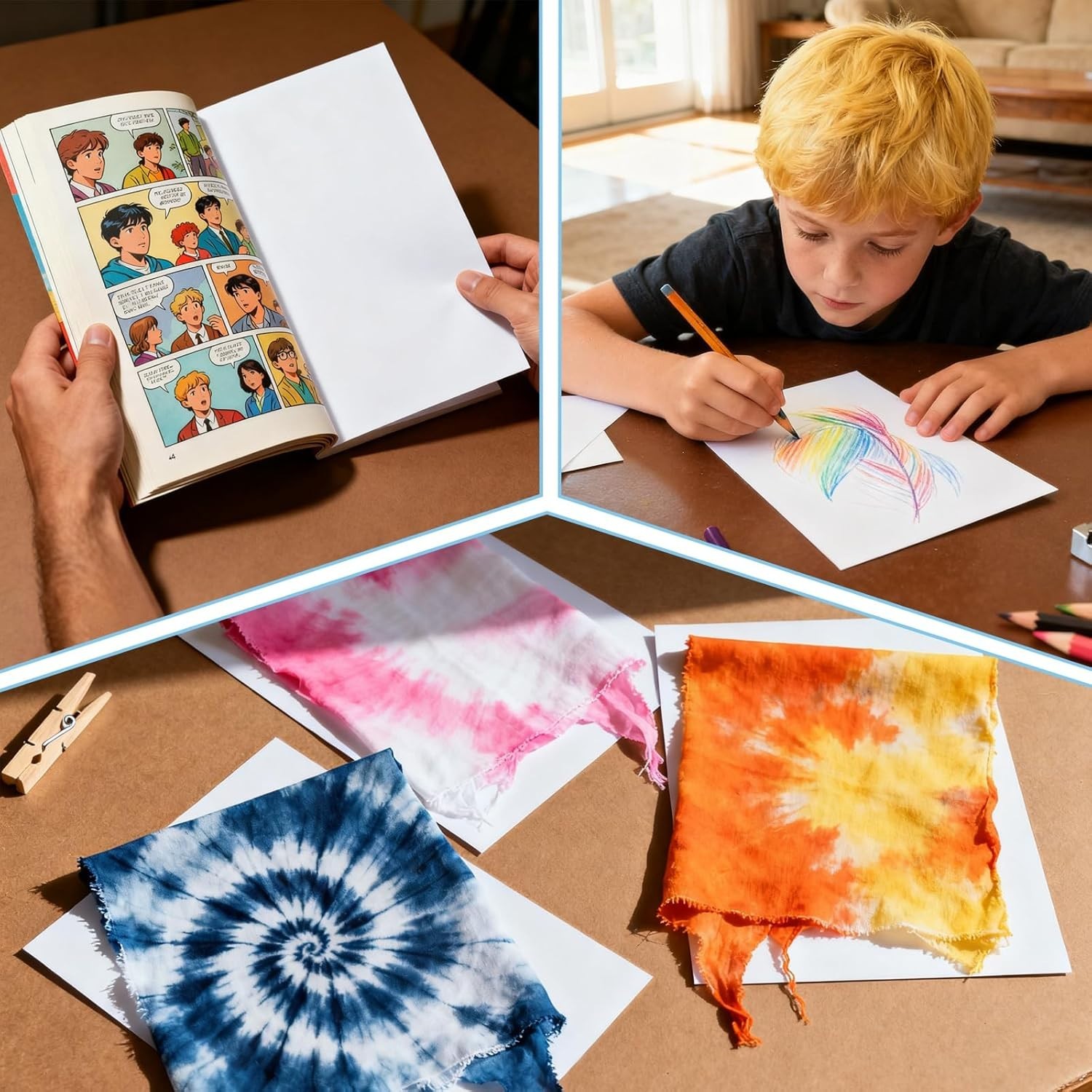 25 Pcs Current Size Comic Book Boards, 24-Point/400Gsm Solid Book Backing Boards