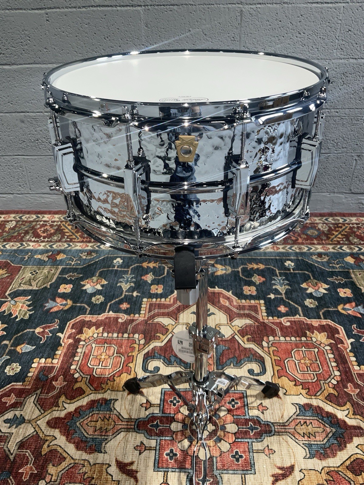 Ludwig 14x6.5 Supraphonic Hammered Snare Drum LM402K