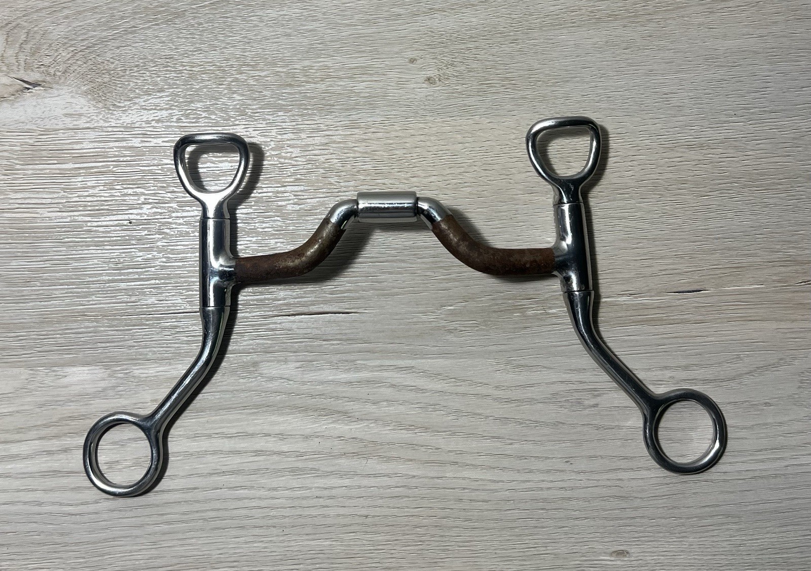 Mylers Ported Short Shank Sweet Iron Copper Inlay Western Horse Bit Tack Myler