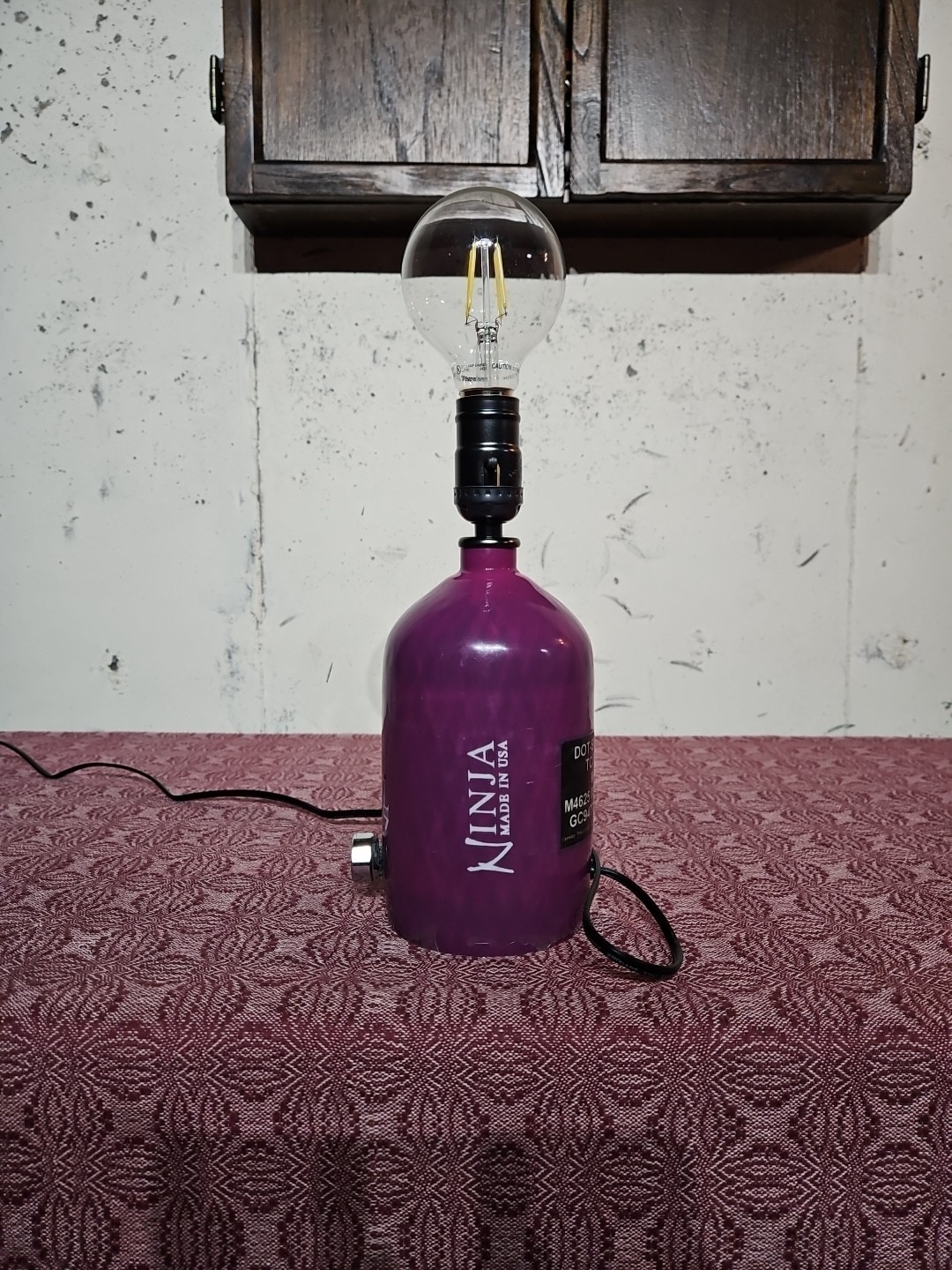 Paintball Tank Lamp