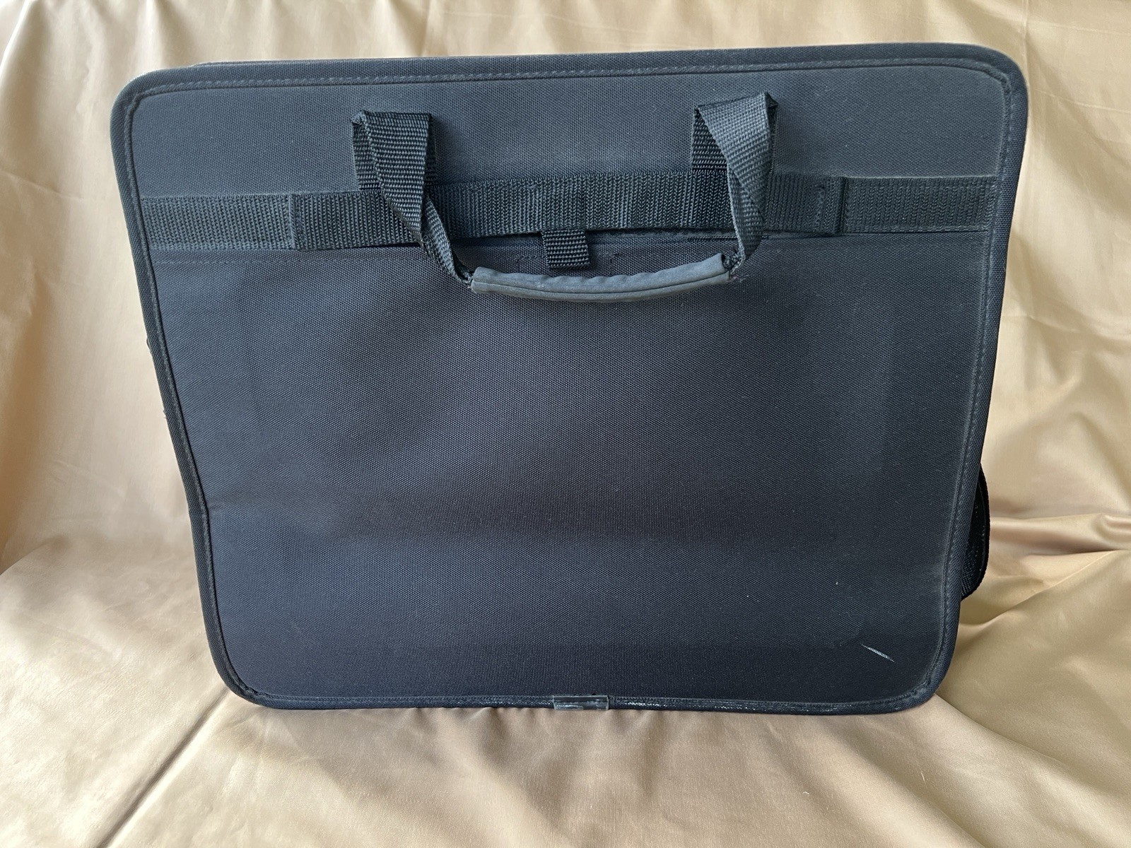 Laptop Carrying Case Messenger Bag With Handles & Shoulder Strap Black