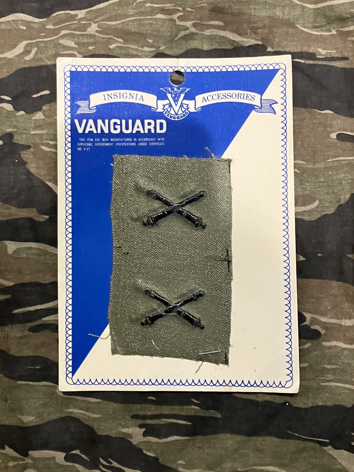 One Pair of Vietnam Era Artillery BOS in Factory Packaging