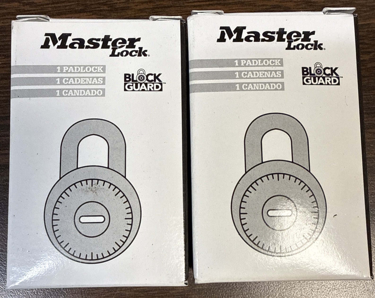 Master Lock 1525 Combination 2 Padlocks