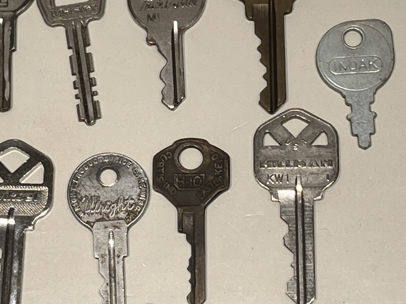 20 Key Collection Metal All marked & different YAMAHA, WRIGHT, HUDSON & More