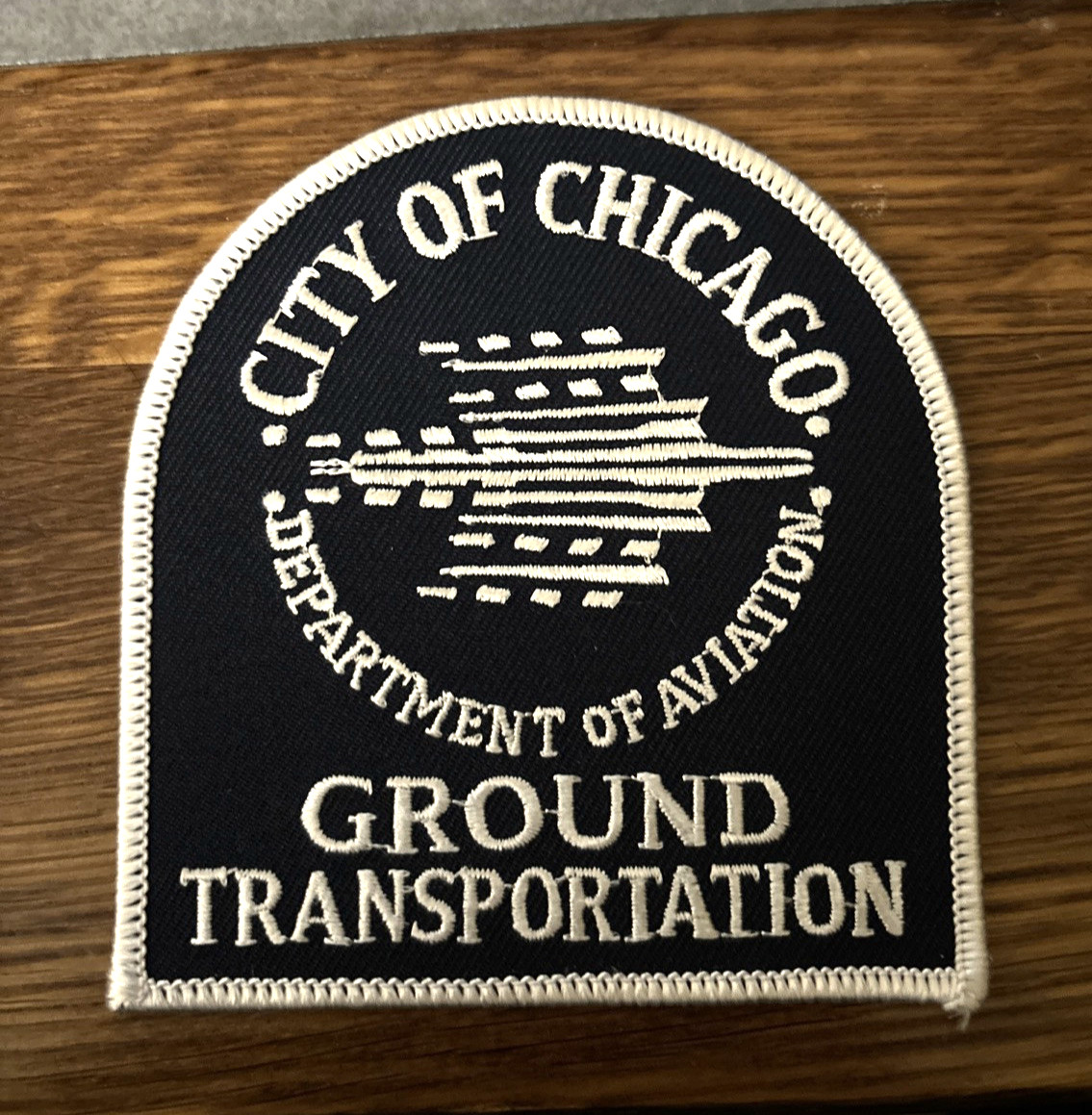 City of Chicago Illinois Department of Aviation Ground  Transportation  patch