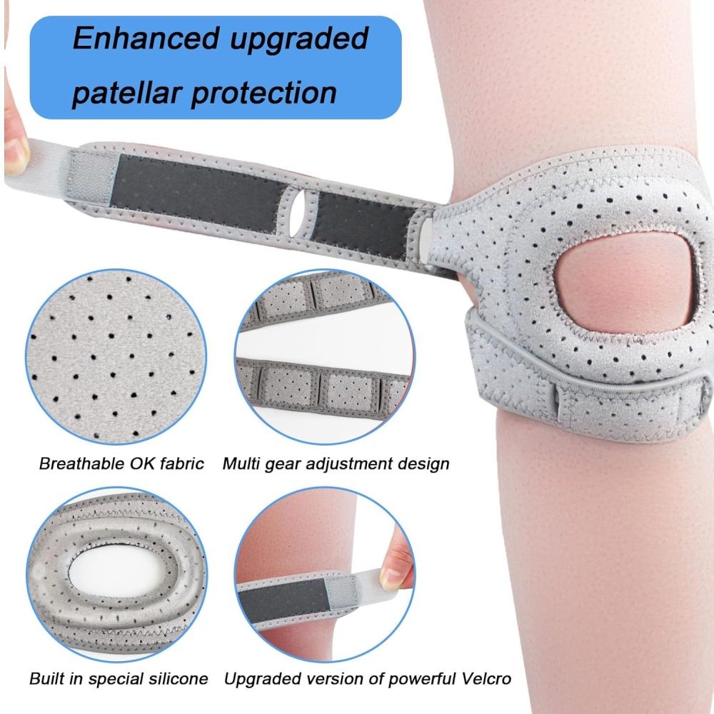 Knee Brace Support Adjustable Neoprene Patella Stabilizing Compression Straps