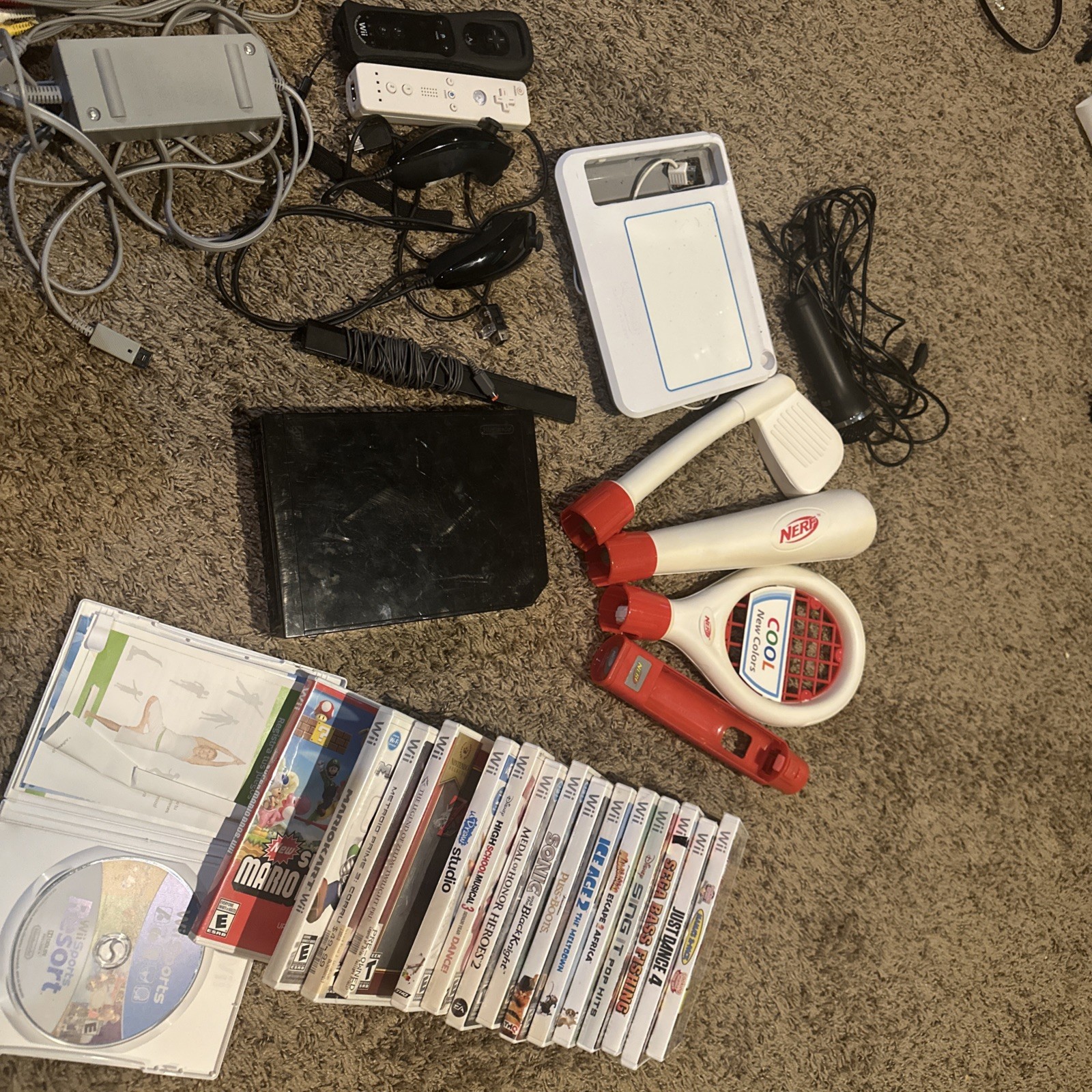 Wii Console And Games And Accessories
